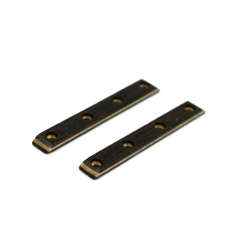 Monorails Wooden Fingerboard Board Rails (Black) MINI Skate Shop Monorails Classic Screws   Slushcult