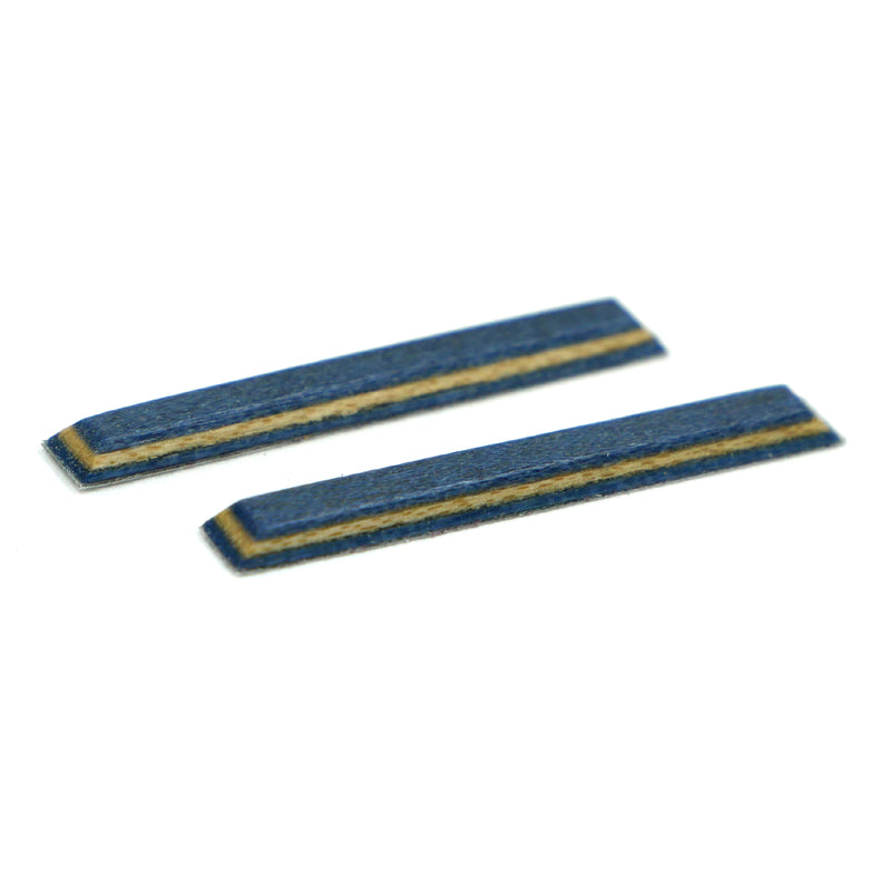 Monorails Wooden Fingerboard Board Rails (Royal Blue) MINI Skate Shop Monorails Adhesive (No Screws)   Slushcult
