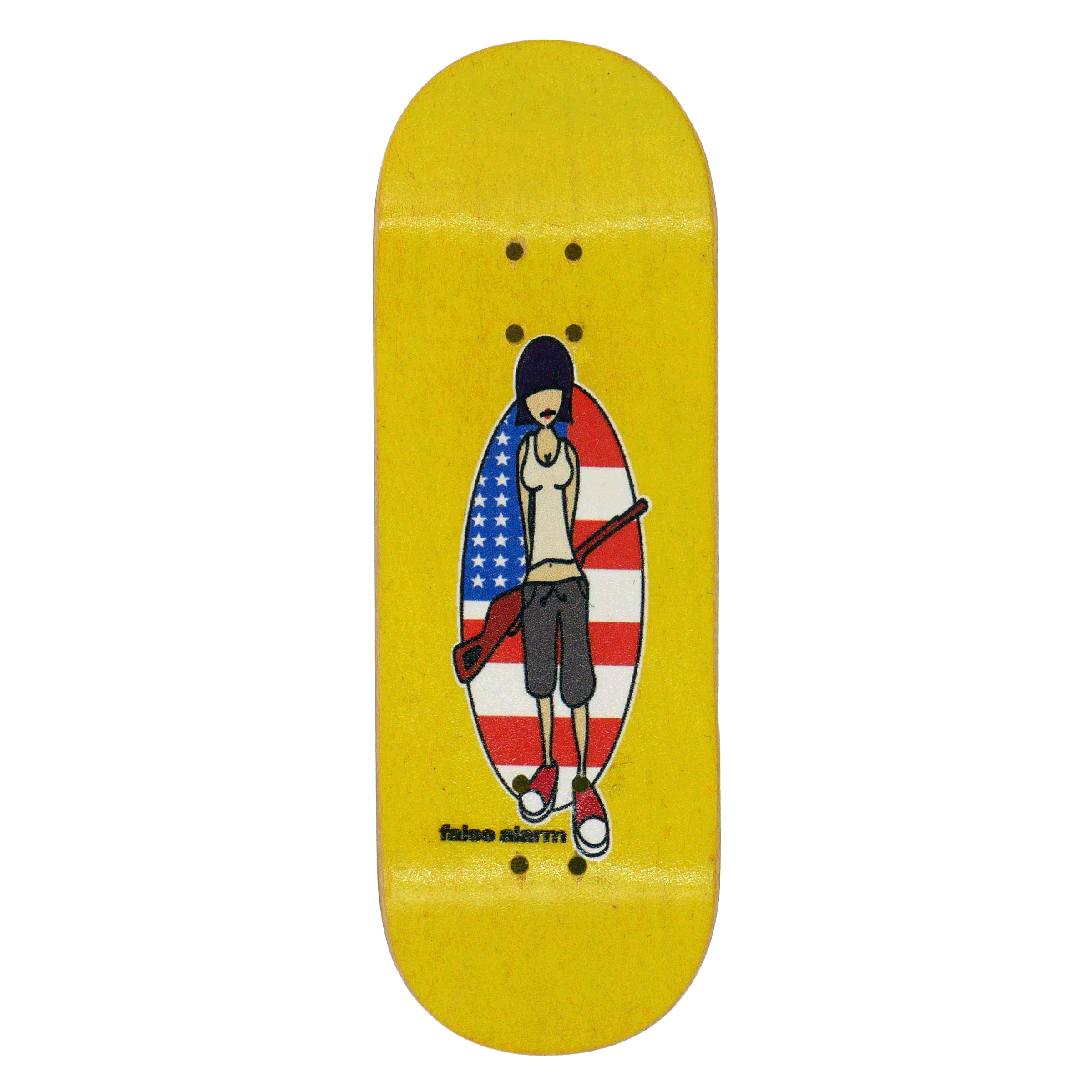 False Alarm "American Women" Deck Fingerboard Decks False Alarm Slushcult
