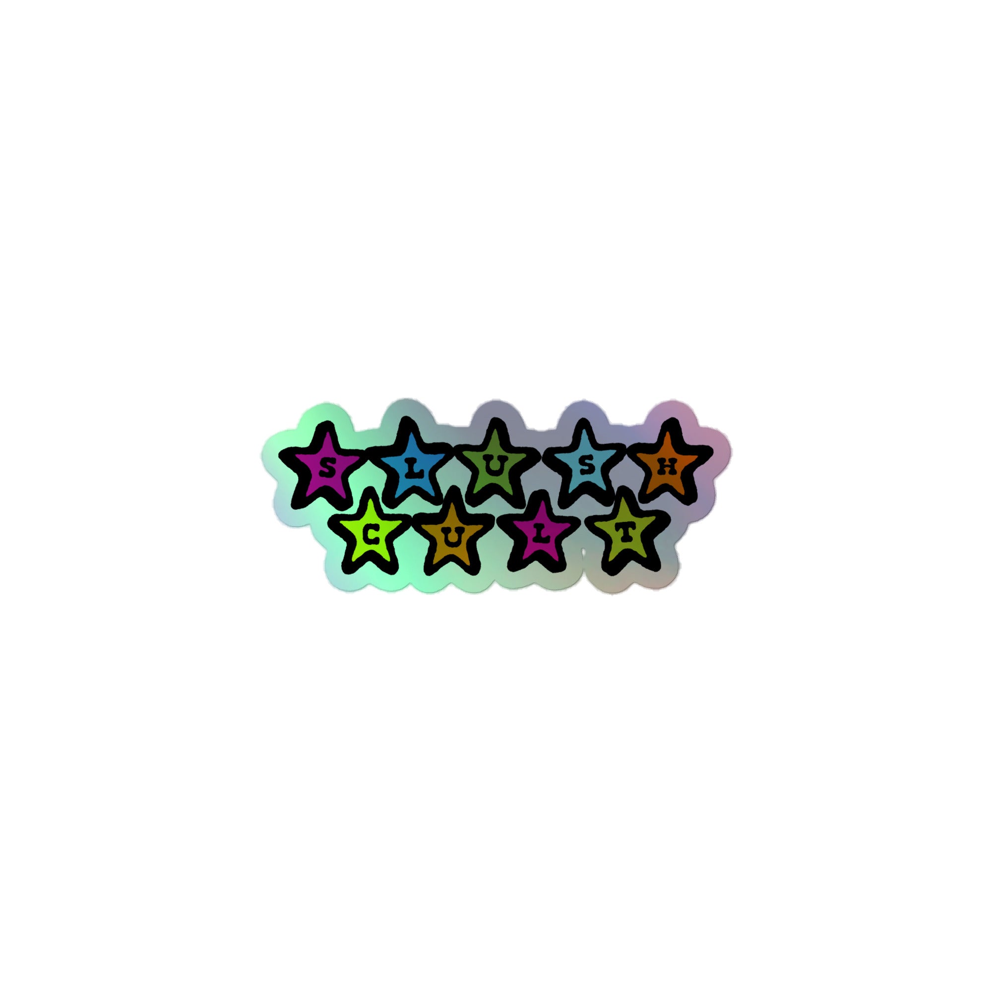 STARZ HOLOGRAPHIC STICKER Slushcult Default Title Slushcult
