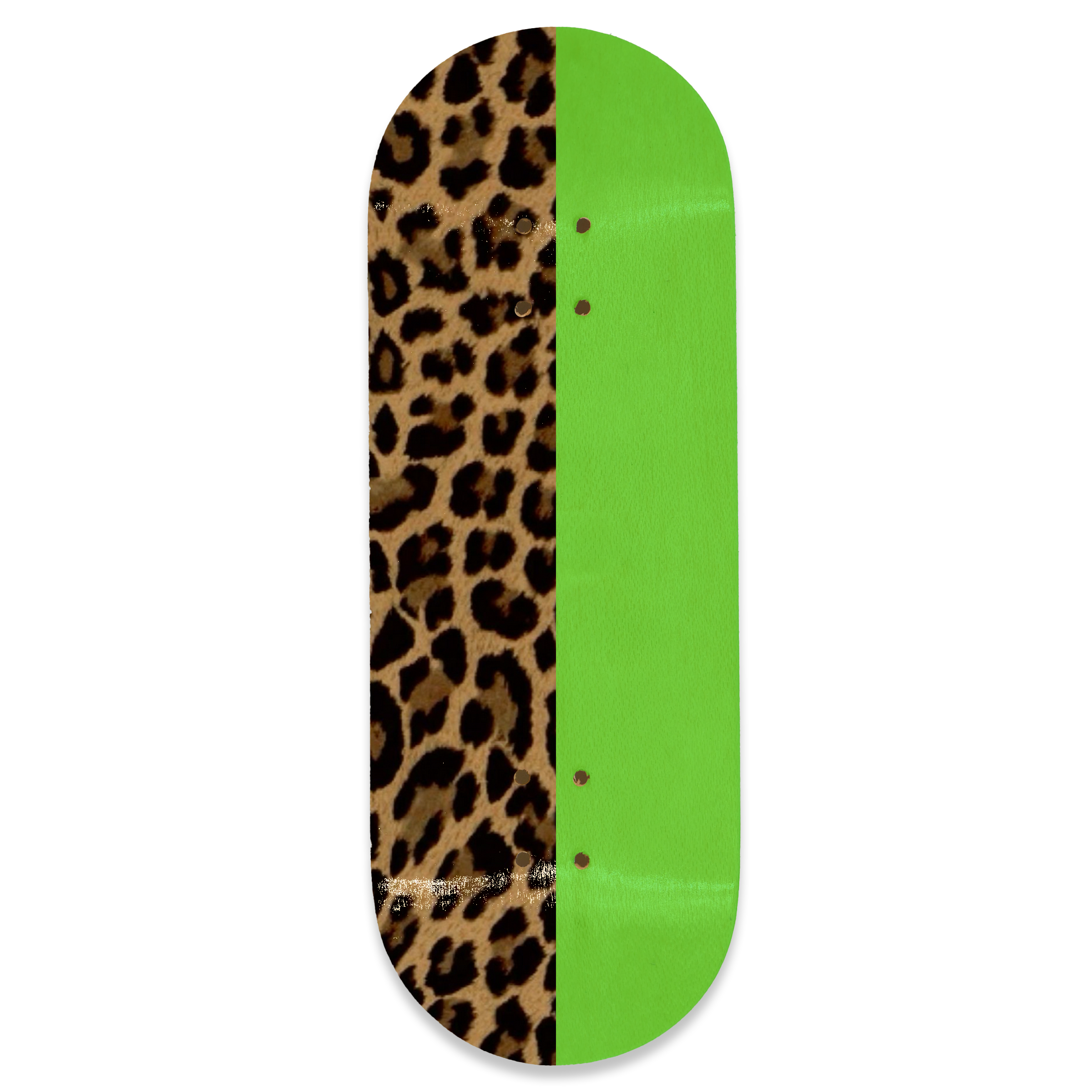 Awful "Leopard Split" Fingerboard Deck Fingerboard Decks Awful Fingerboards Slushcult