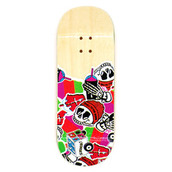 Slushcult "Half Sticker Slap" Pro Fingerboard Deck (Clear Backround) MINI Skate Shop Slushcult    Slushcult