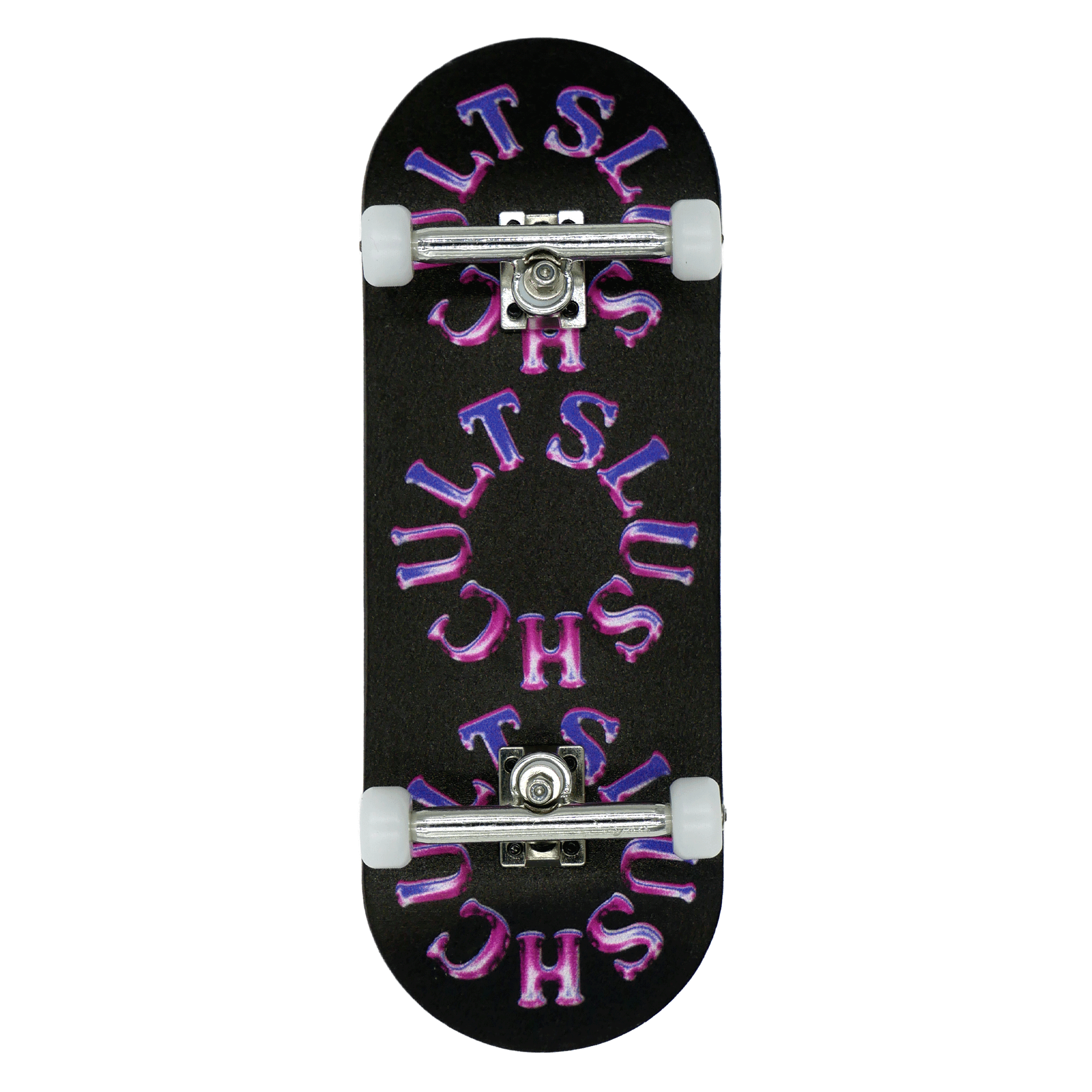 Slushcult Grom Series Fingerboard Complete - Chrome Full Circle Fingerboard Completes Slushcult Slushcult