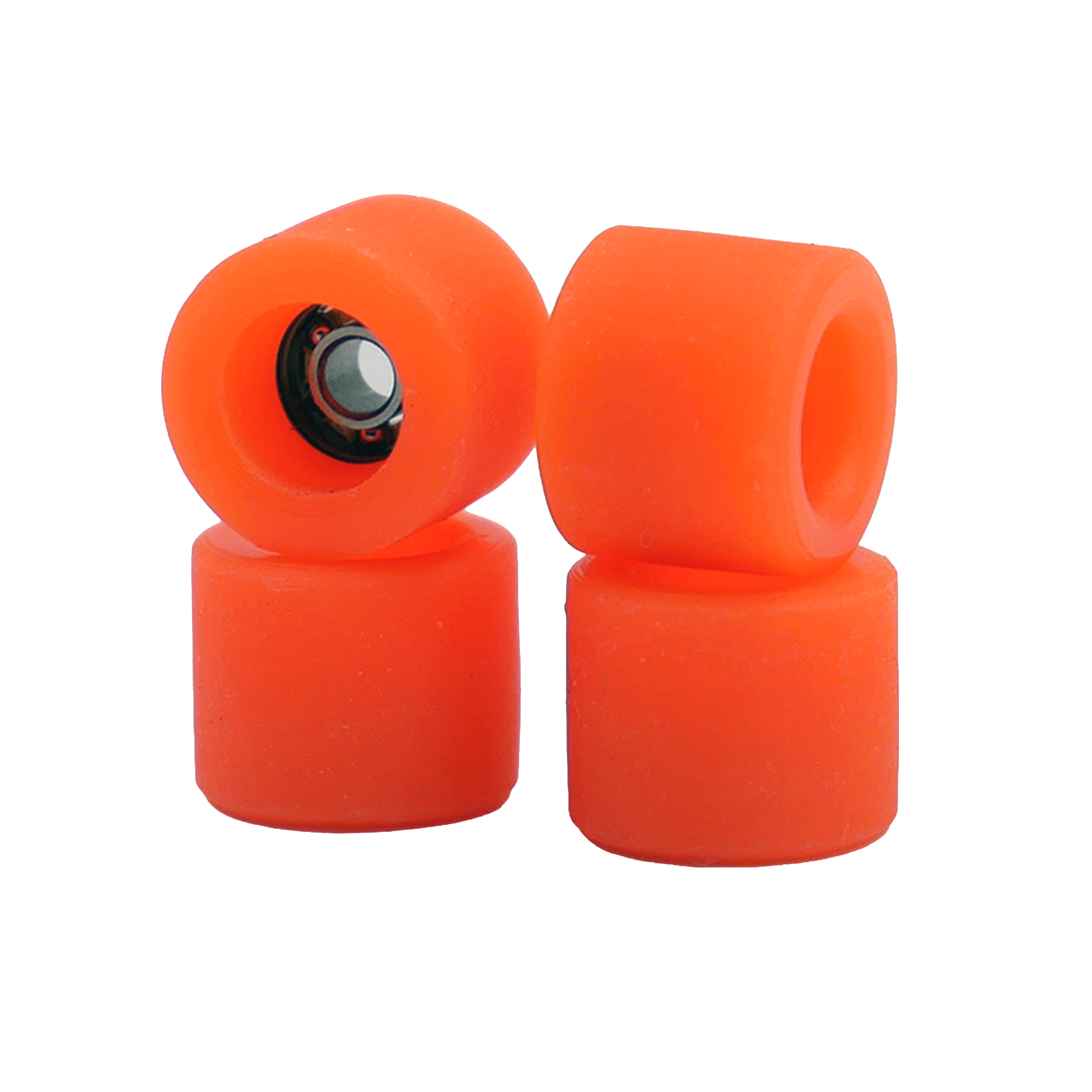 "Cores" by Nando's Wheels (Neon Orange) *Shieldless* Fingerboard Wheels Nando's Slushcult