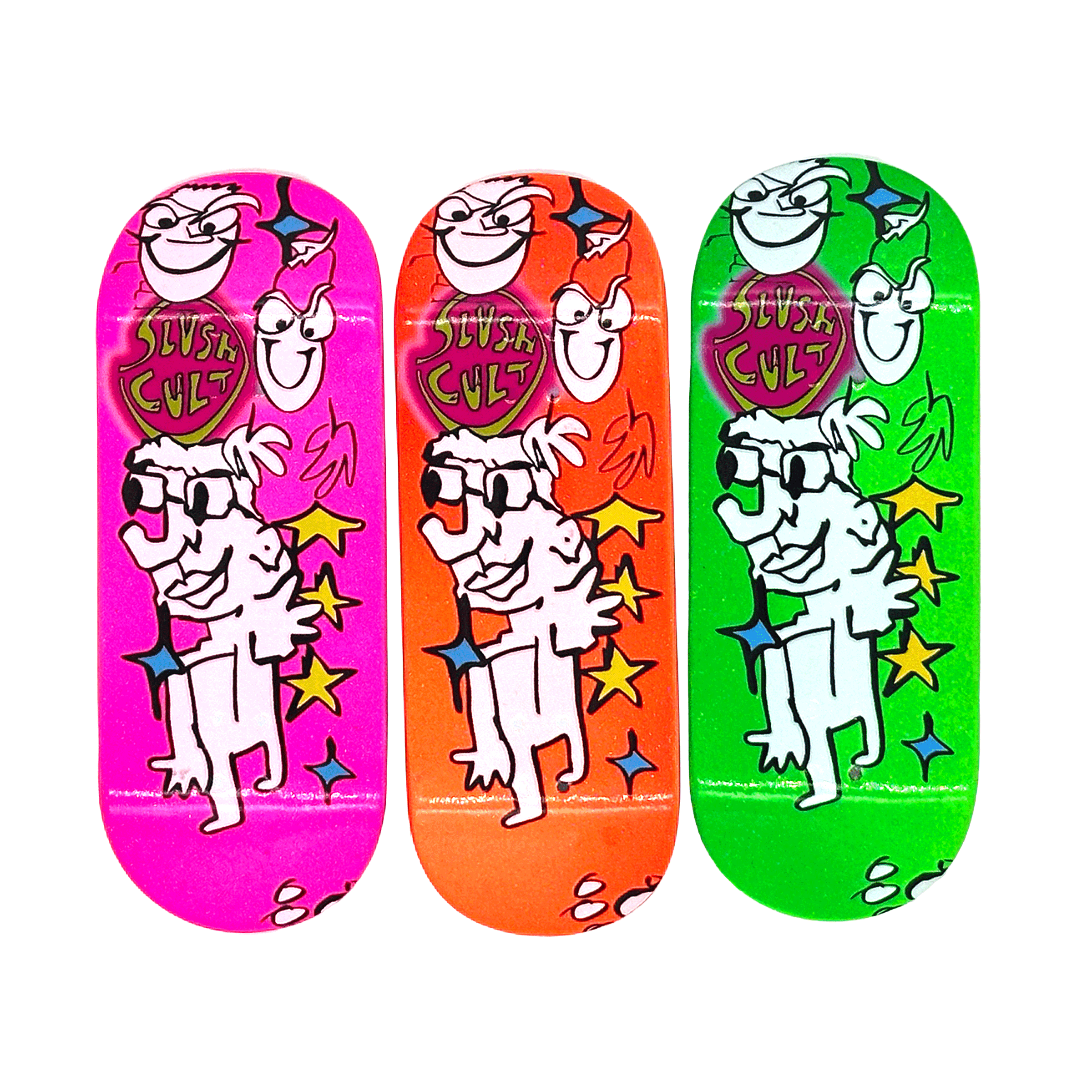 FB CON Exclusive Slushcult Custom Paint Dip Fingerboard Deck Slushcult x DK Decks Slushcult Slushcult