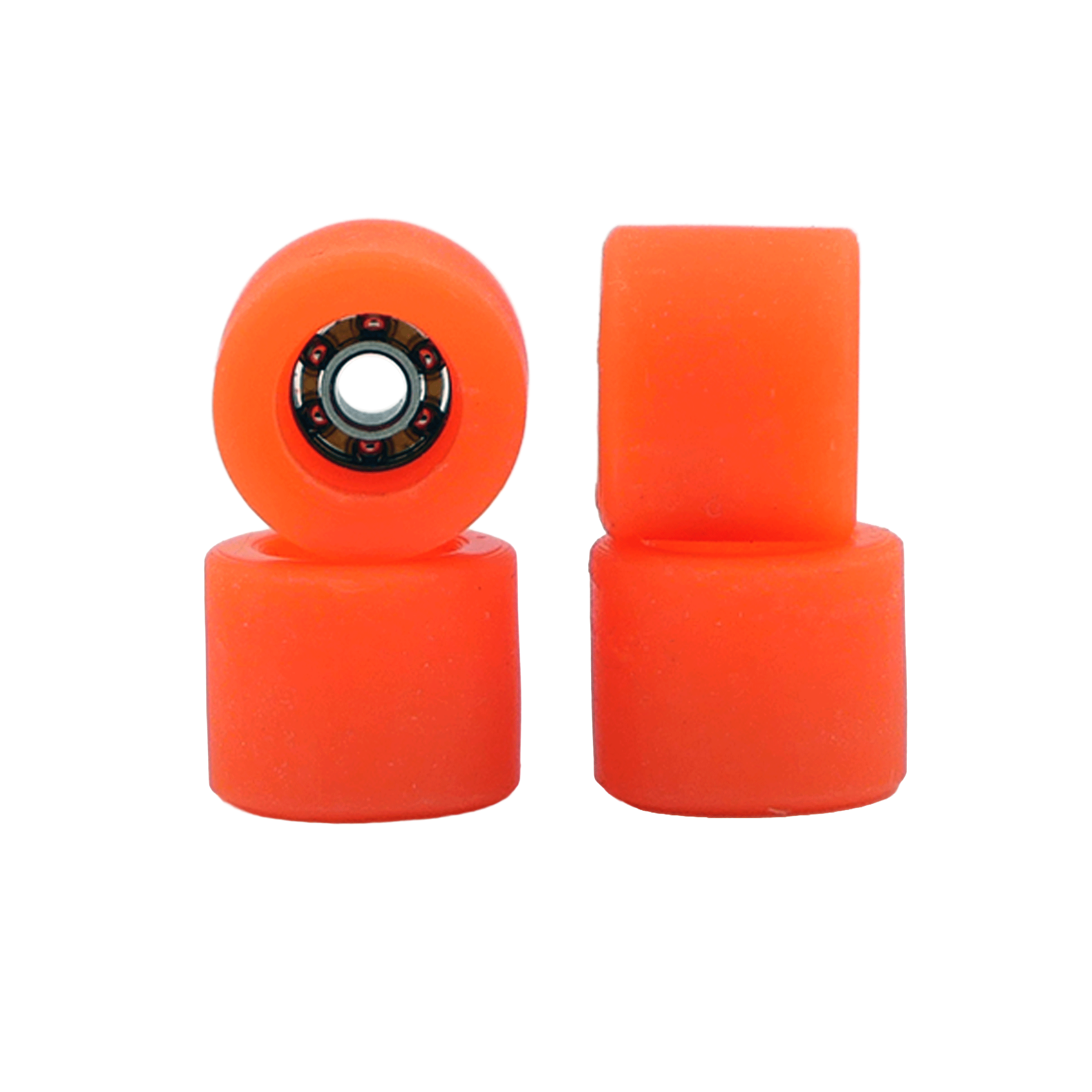 "Cores" by Nando's Wheels (Neon Orange) *Shieldless* Fingerboard Wheels Nando's Slushcult
