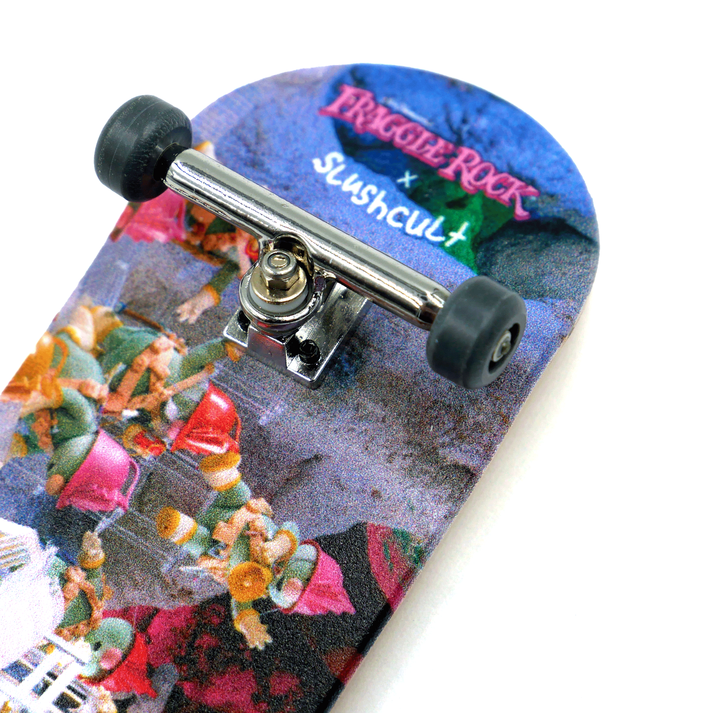 Slushcult x Fraggle Rock Grom Fingerboard Complete - Dozers Fingerboard Completes Slushcult Slushcult