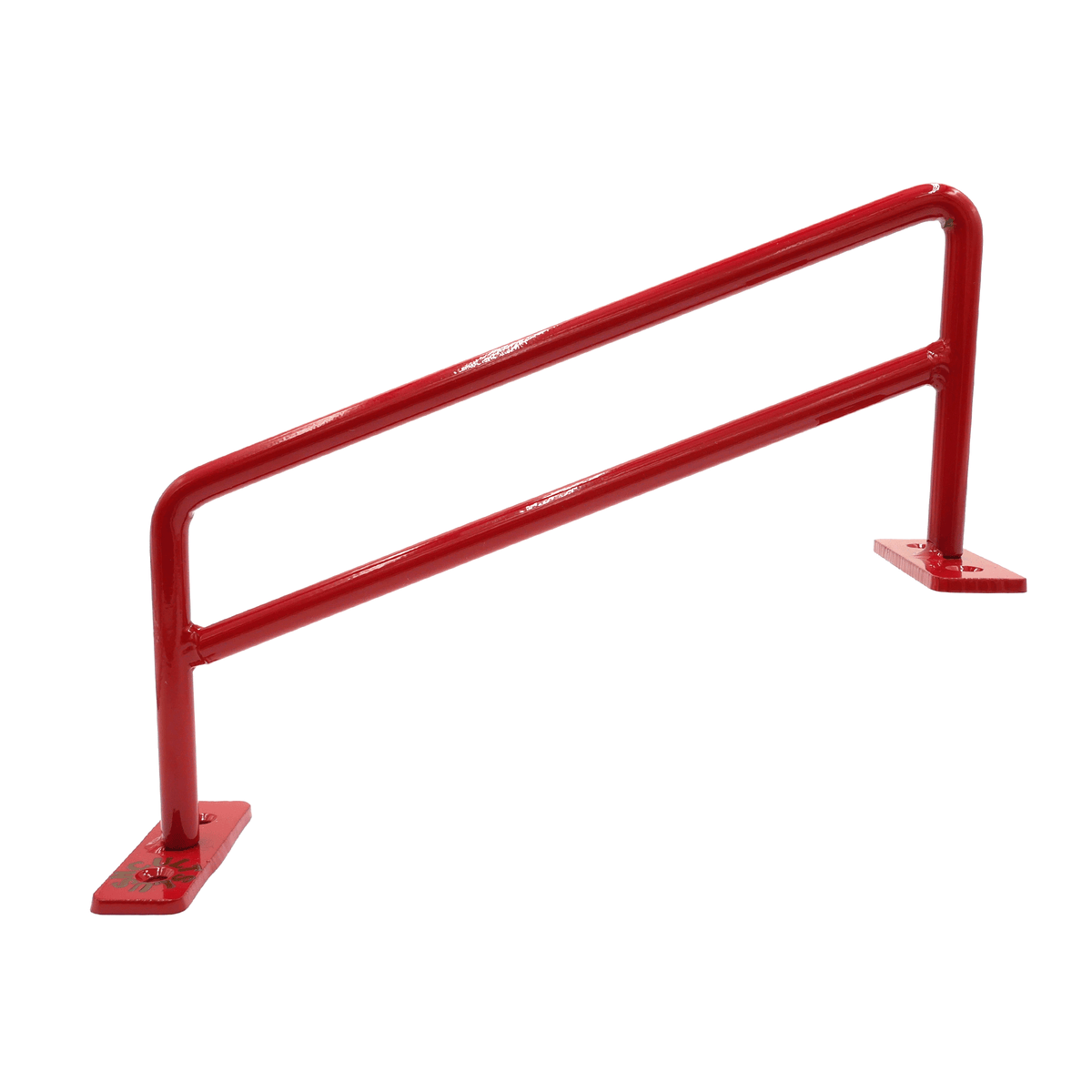 Slushcult D.I.Y. 5 Stair Down Rail (Red) Fingerboard Obstacles Slushcult Slushcult