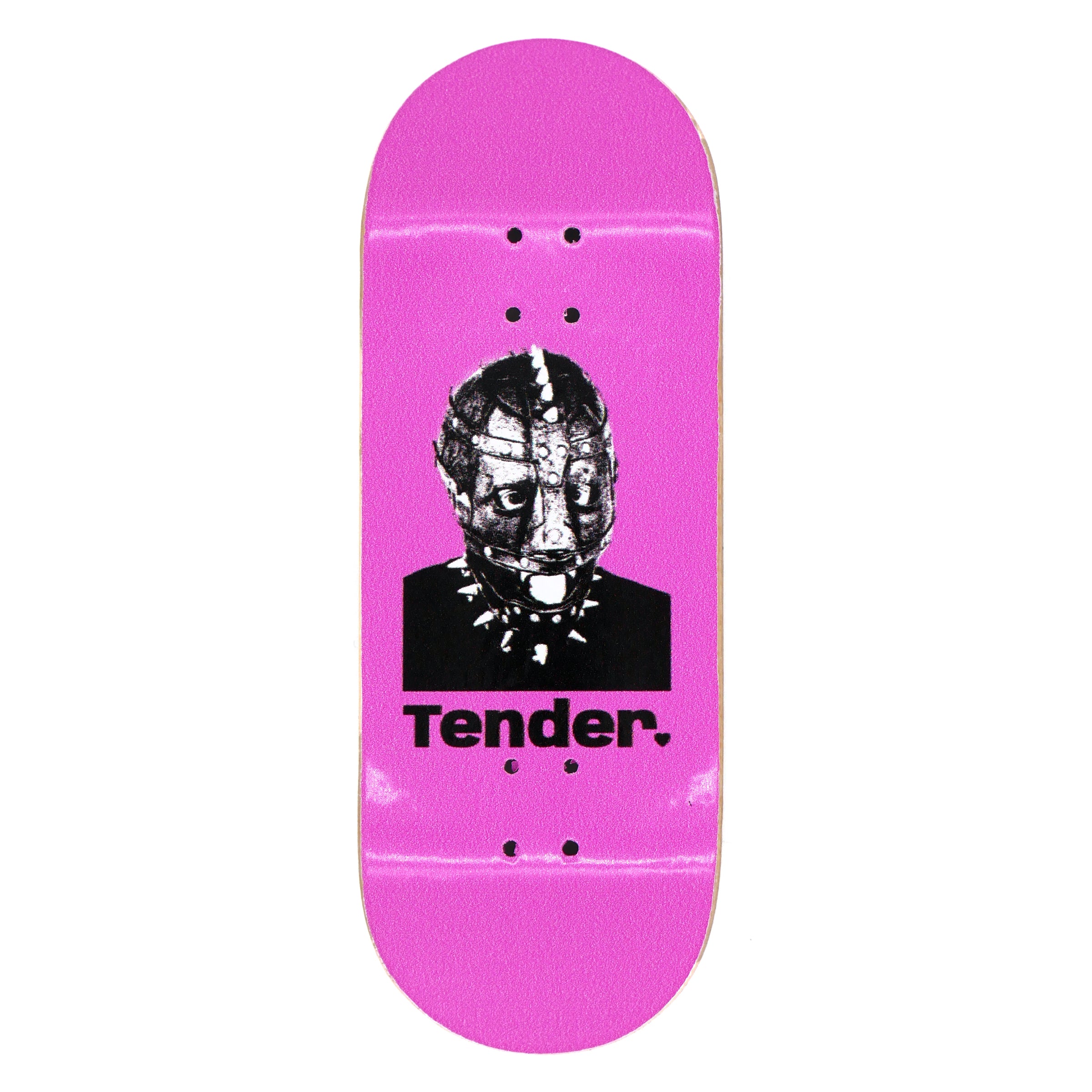 Tender "Mask" Pro Fingerboard Deck MINI Skate Shop Tender    Slushcult