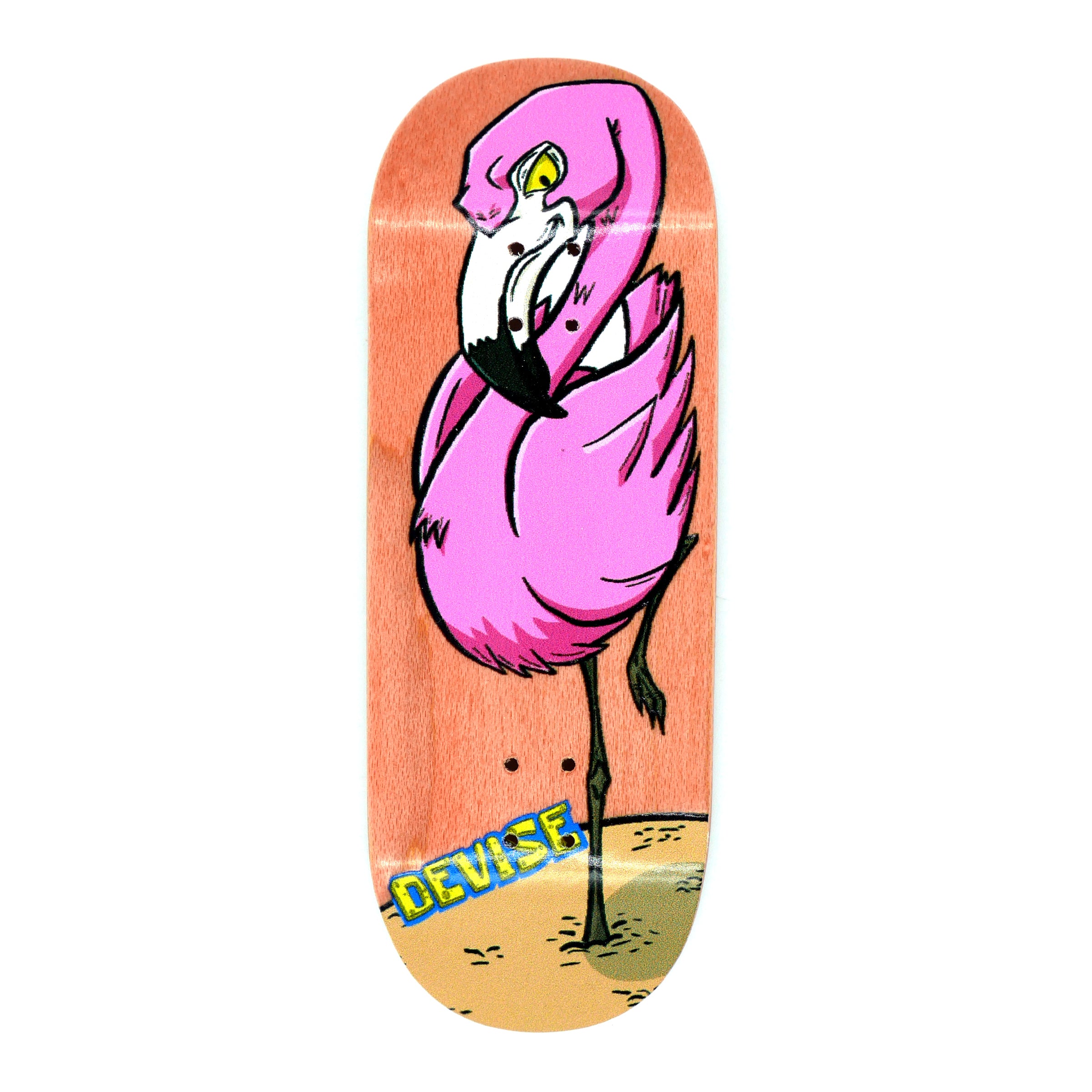 Devise "Flamingo"  Fingerboard Deck MINI Skate Shop Devise    Slushcult