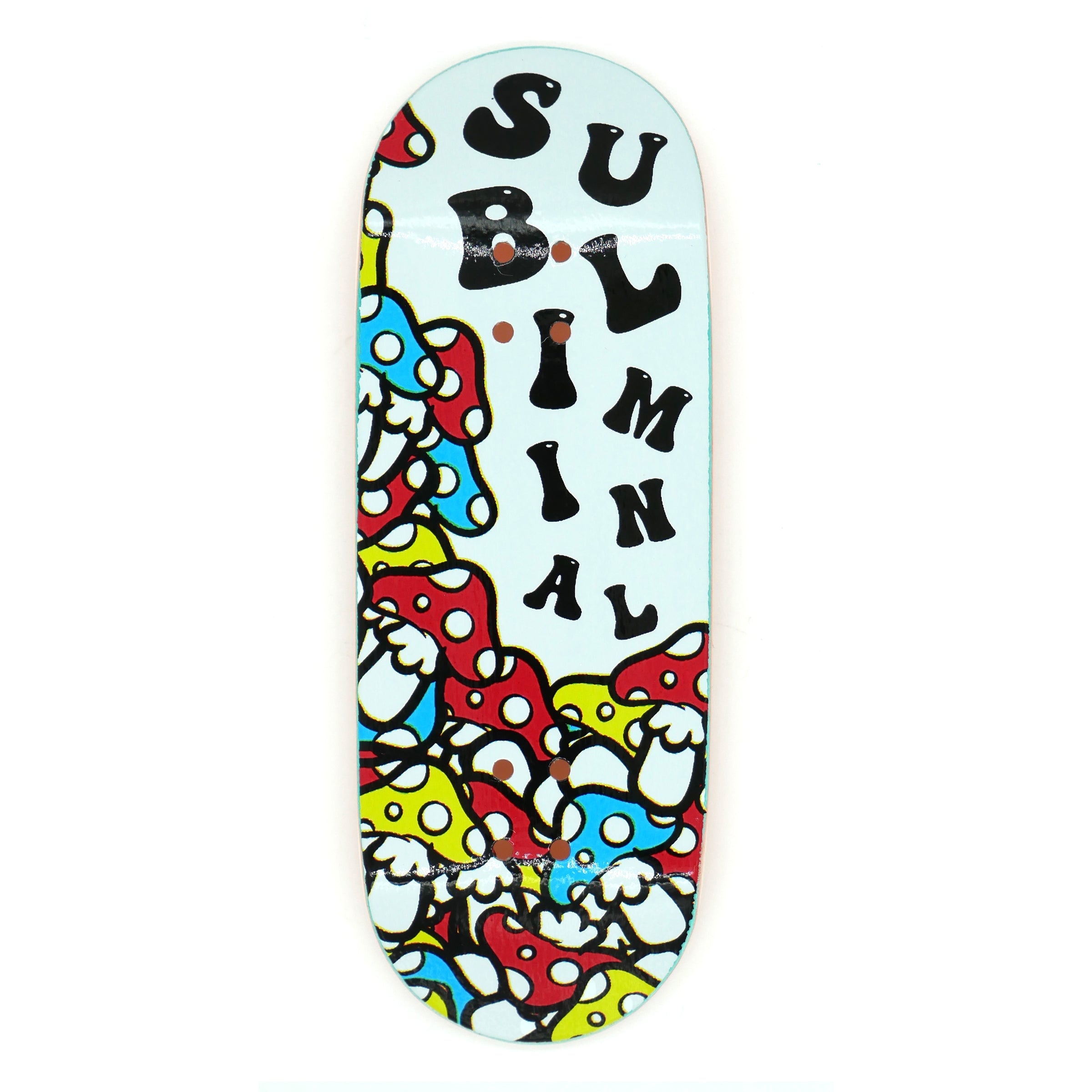 Subliminal "Mushroom" Fingerboard Deck MINI Skate Shop Subliminal    Slushcult