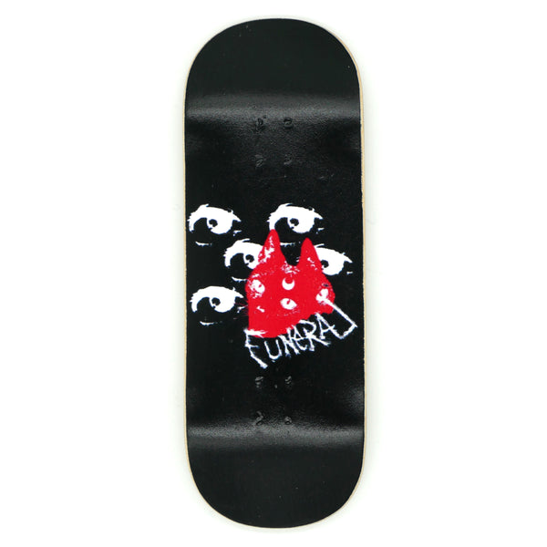Funeral Co. "Eyes" Fingerboard Deck MINI Skate Shop Funeral Co    Slushcult