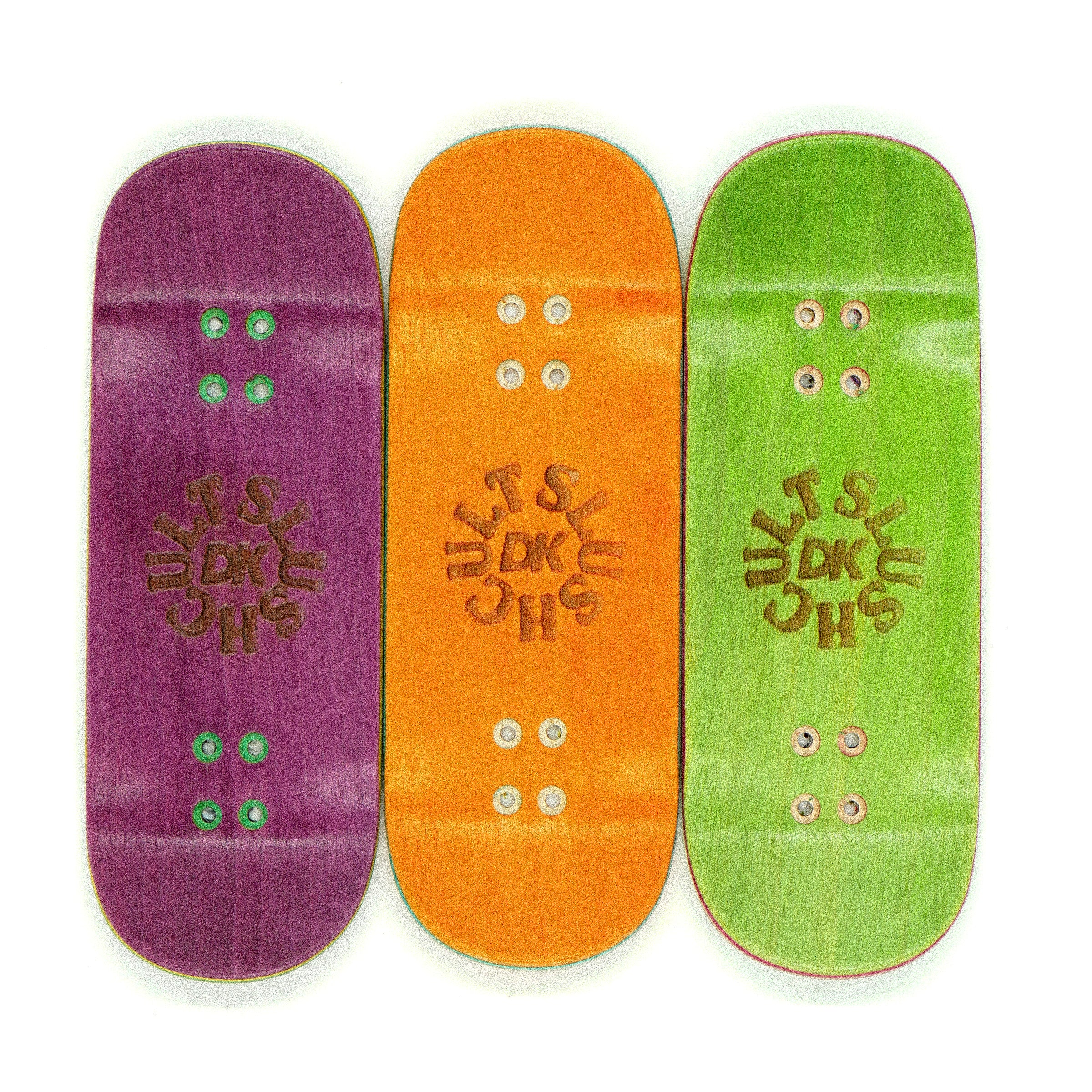 Slushcult "Blocks" Shop Fingerboard Deck MINI Skate Shop Slushcult    Slushcult