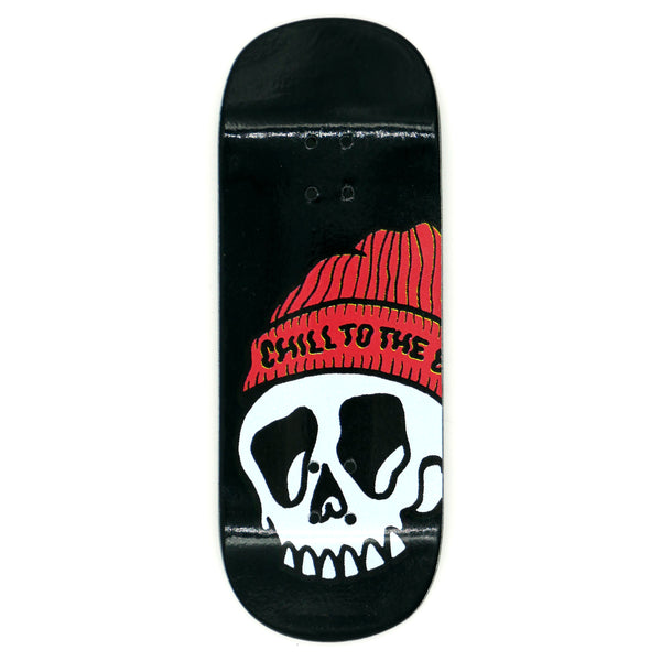 Slushcult "Chill To The Bone" Shop Fingerboard Deck (Limited Black Plies) MINI Skate Shop Slushcult    Slushcult