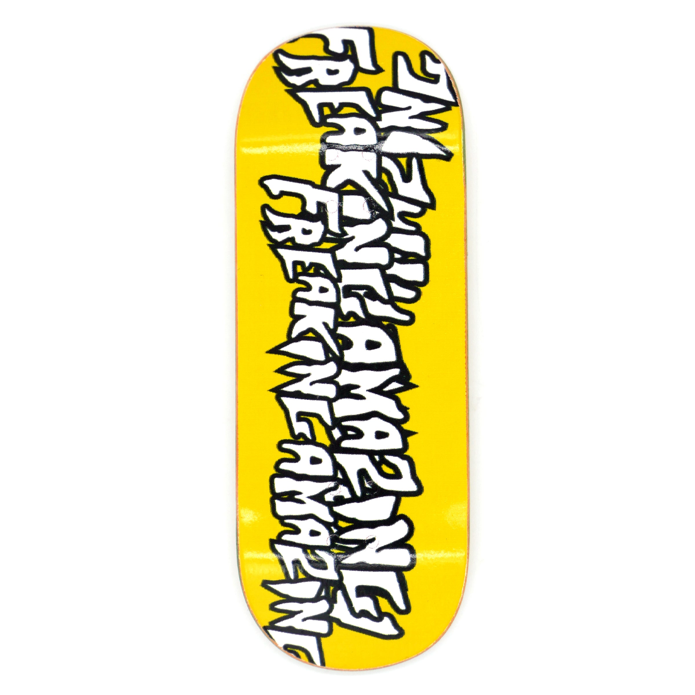 Slushcult "Freaking Amazing V2" Shop Fingerboard Deck (Yellow) MINI Skate Shop Slushcult    Slushcult