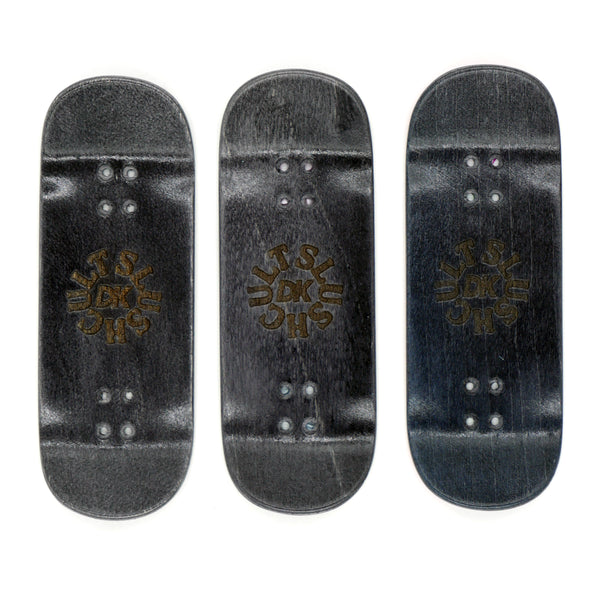 Slushcult "Split Oval Logo" Shop Fingerboard Deck (Limited Black Plies) MINI Skate Shop Slushcult    Slushcult