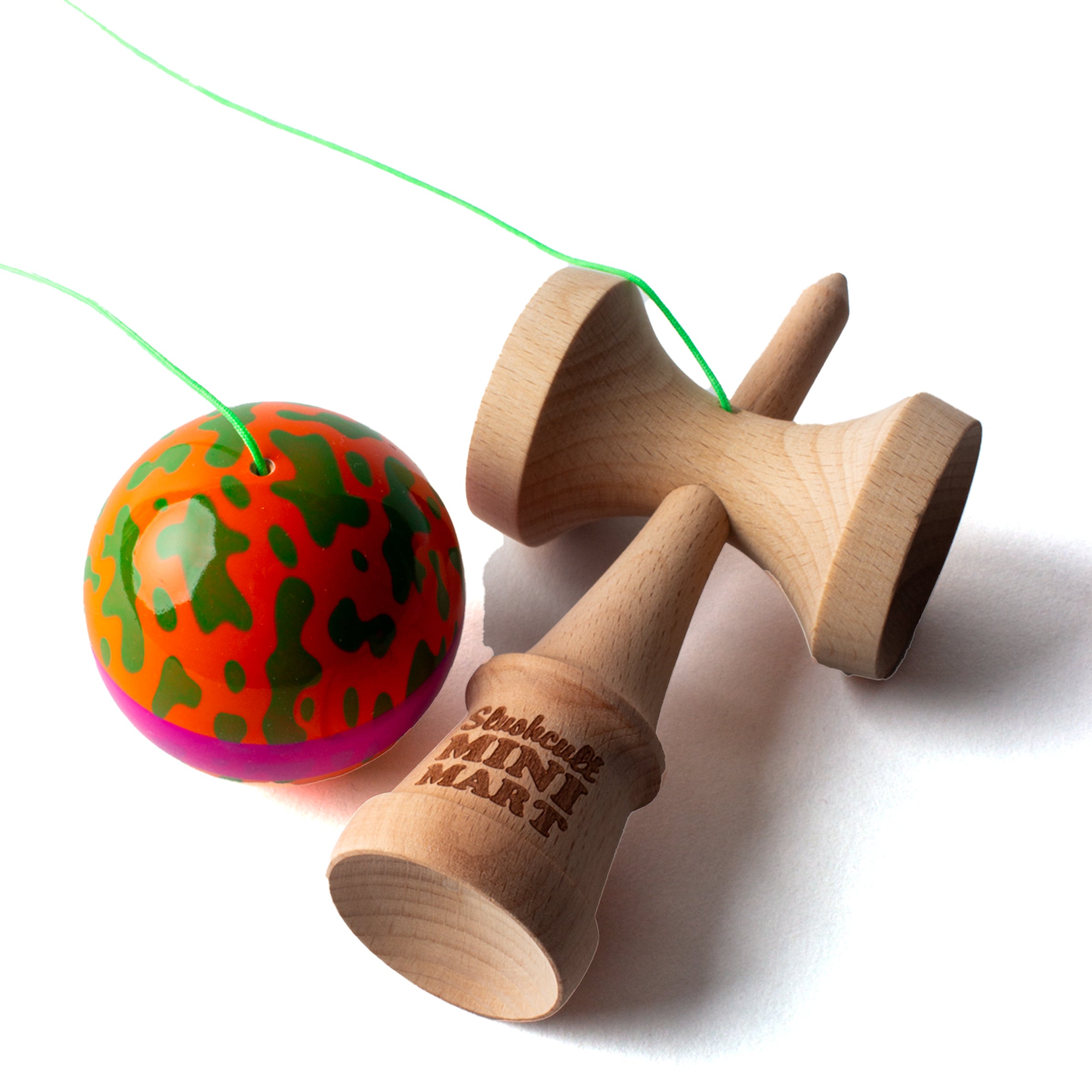 Slushcult x Sweet Mini Kendama (Cow Camo Pink Stripe) Juggling Slushcult    Slushcult