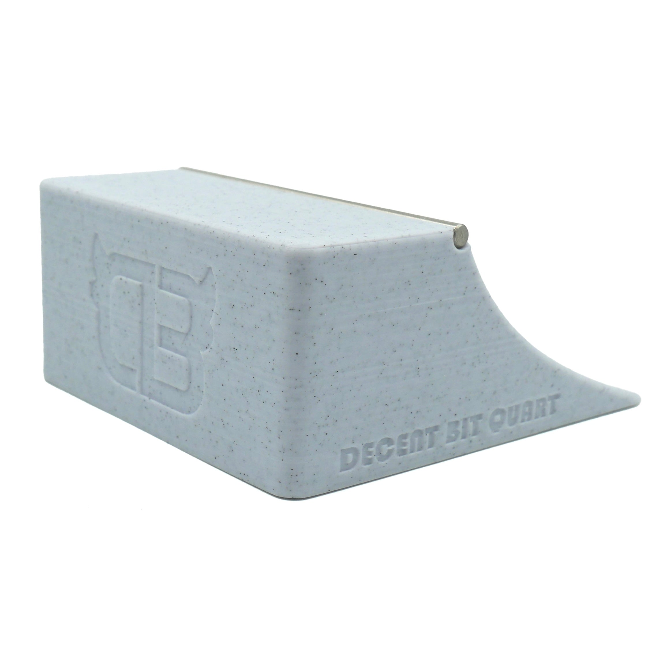 Decent Bit 4" Quarter Pipe (Cement) MINI Skate Shop Decent Bit    Slushcult