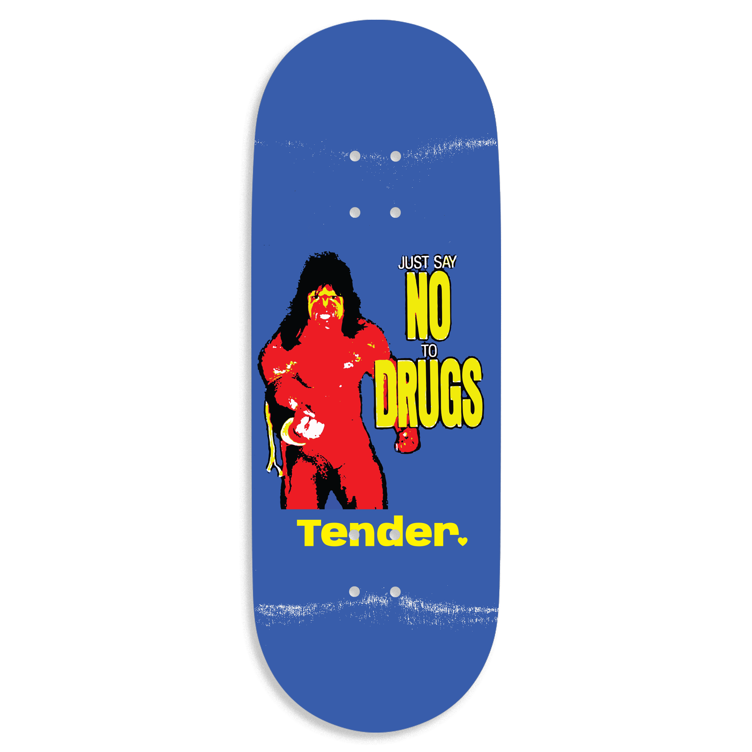 Tender "No Drugs" Pro Fingerboard Deck
