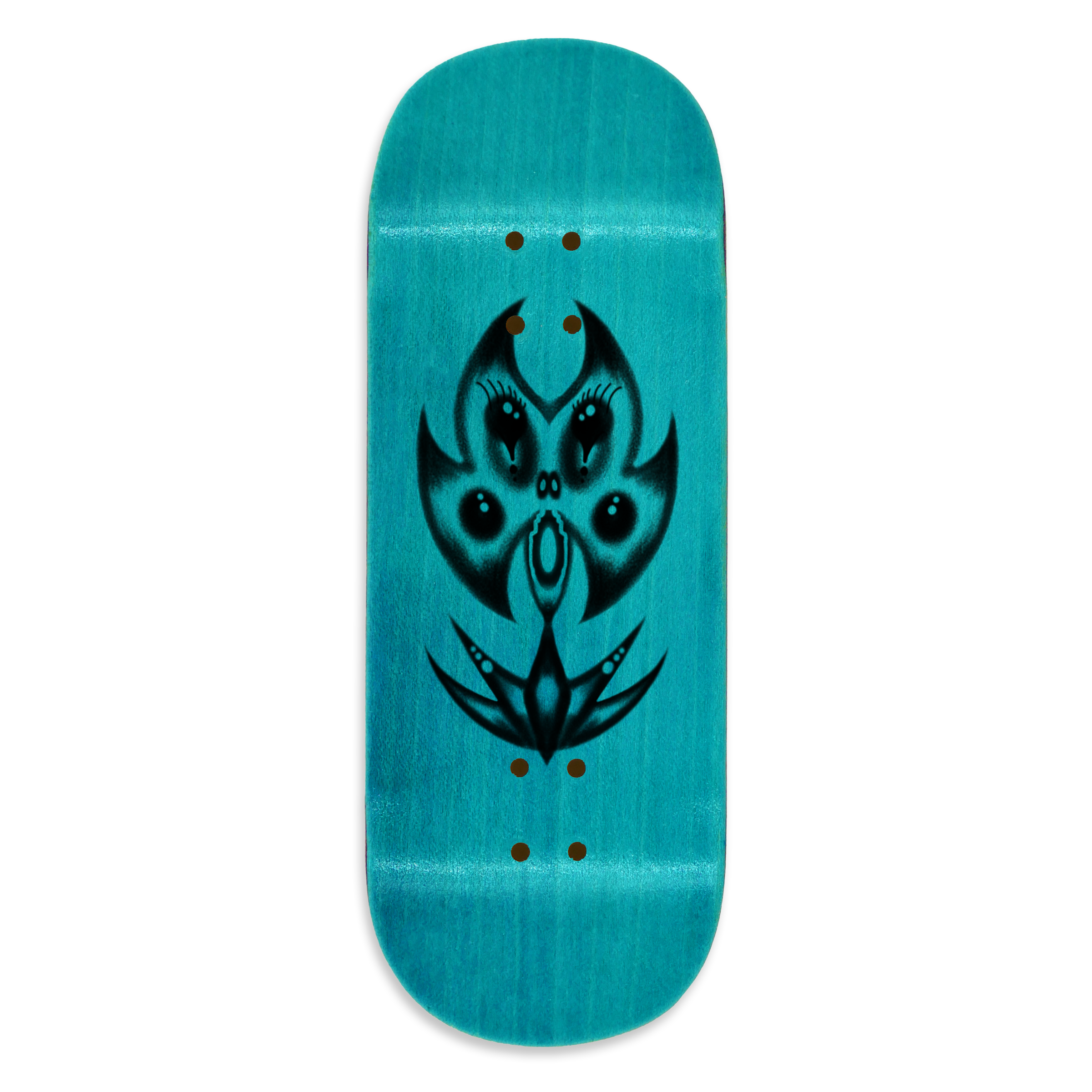 Slushcult x Ollie "Lotus" Shop Fingerboard Deck (Clear) Slushcult x DK Decks Slushcult Slushcult