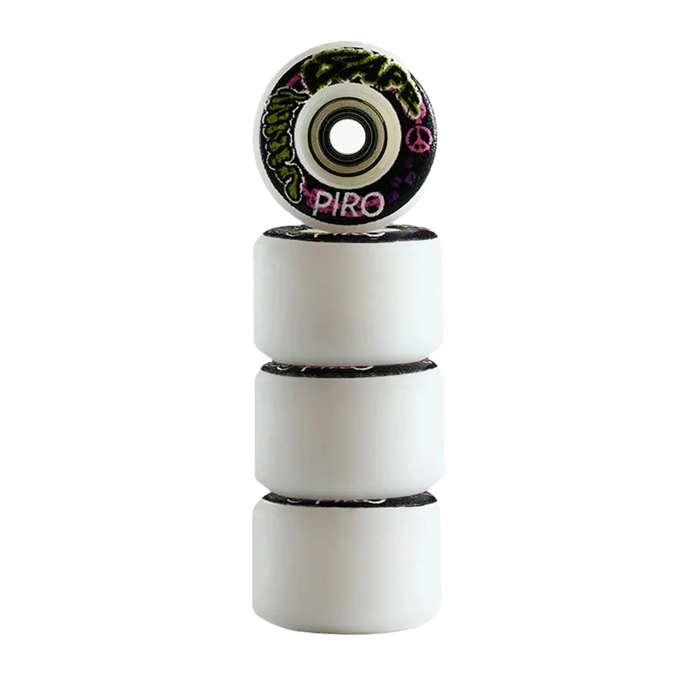 Piro Wheels "Safe" Pro Rider Series V2 Graphic Fingeboard Wheels Piro Wheels Slushcult