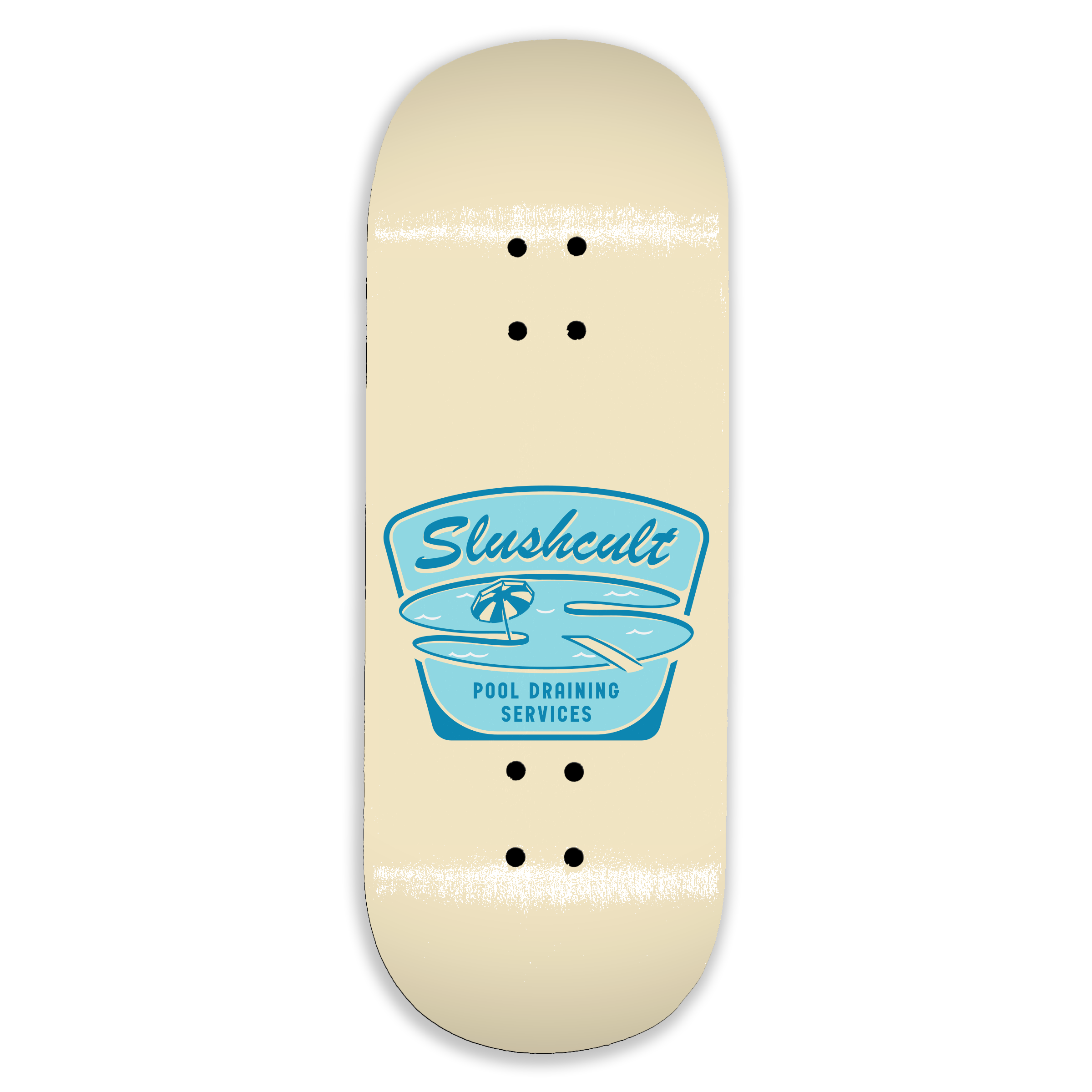 Slushcult "Pool Services" Shop Fingerboard Deck MINI Skate Shop Slushcult    Slushcult