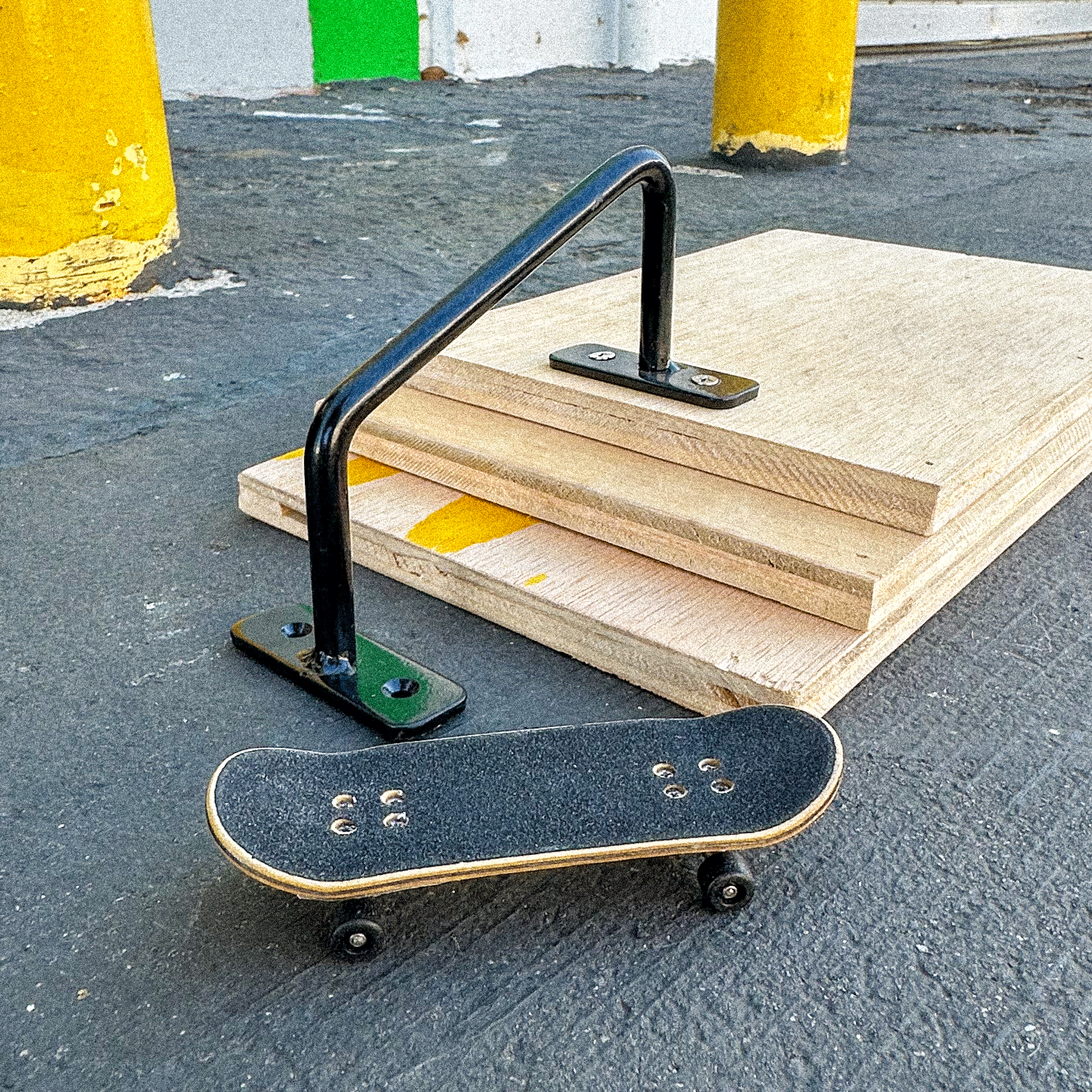 Slushcult D.I.Y. Down Rail (3 Stair) Fingerboard Obstacles Slushcult Slushcult