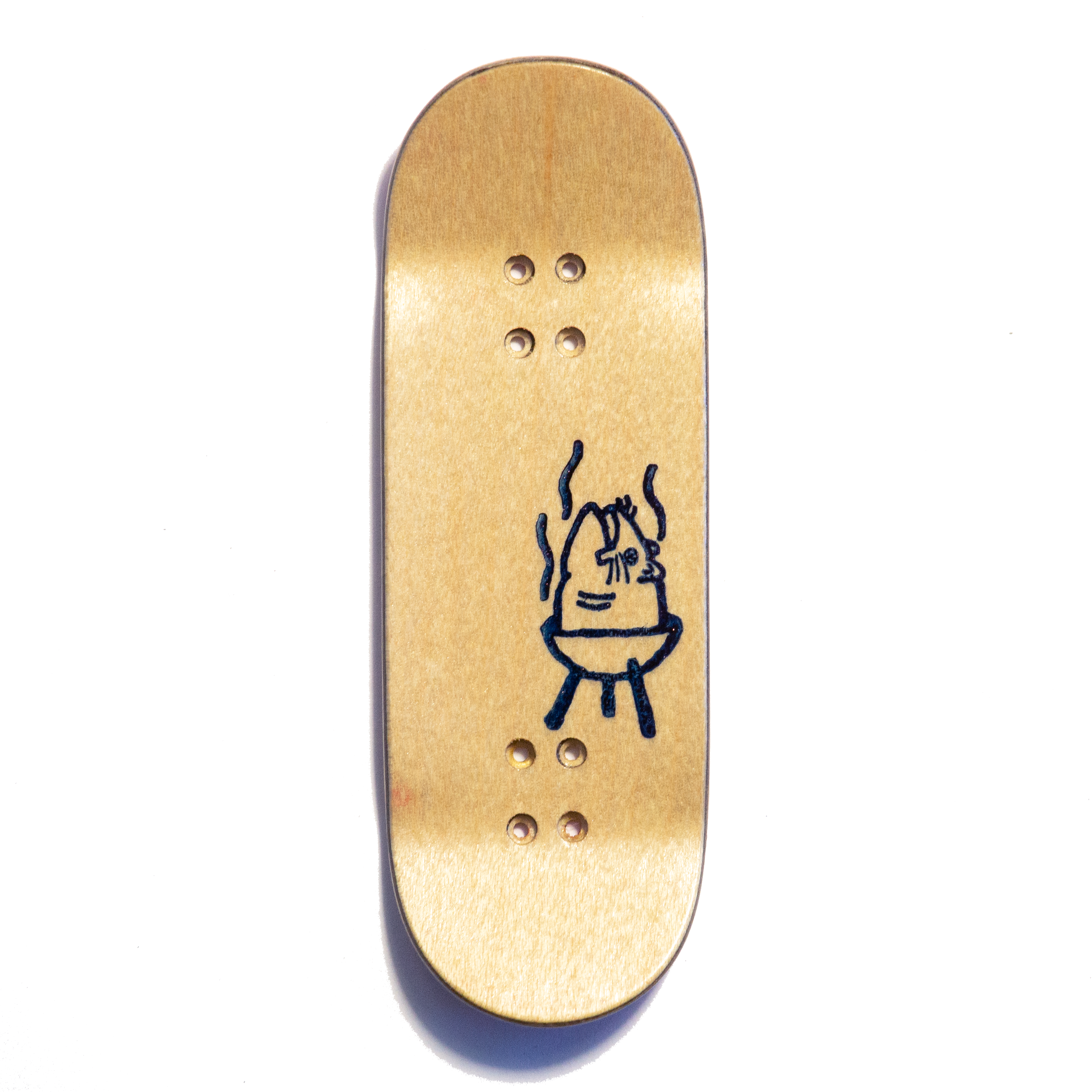 Catfish BBQ "Her Majesty" Fingerboard Deck (Pink) Fingerboard Decks Catfishbbq    Slushcult