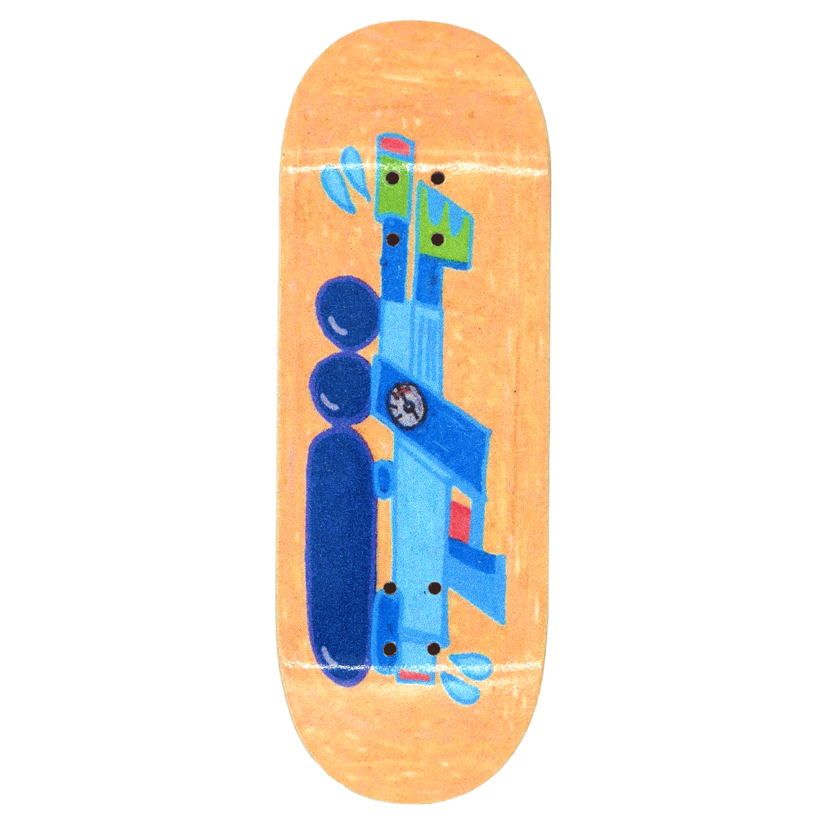 Shortstack "Super Soaker" Fingerboard Deck (Orange)