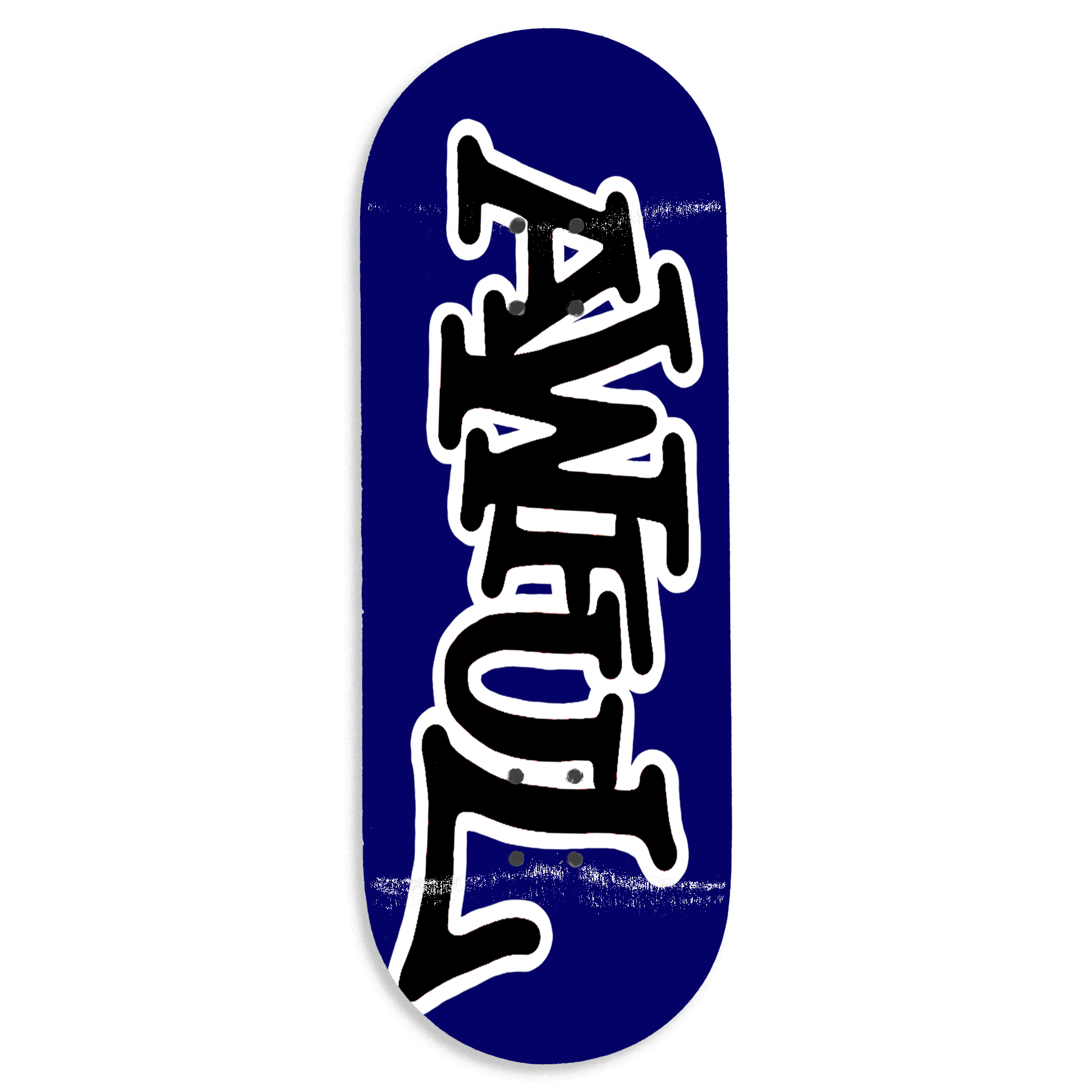 Awful "Think" Fingerboard Deck (Blue)