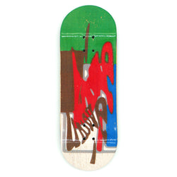 Unique "Abstracted" Deck (Green/Red) MINI Skate Shop unique    Slushcult