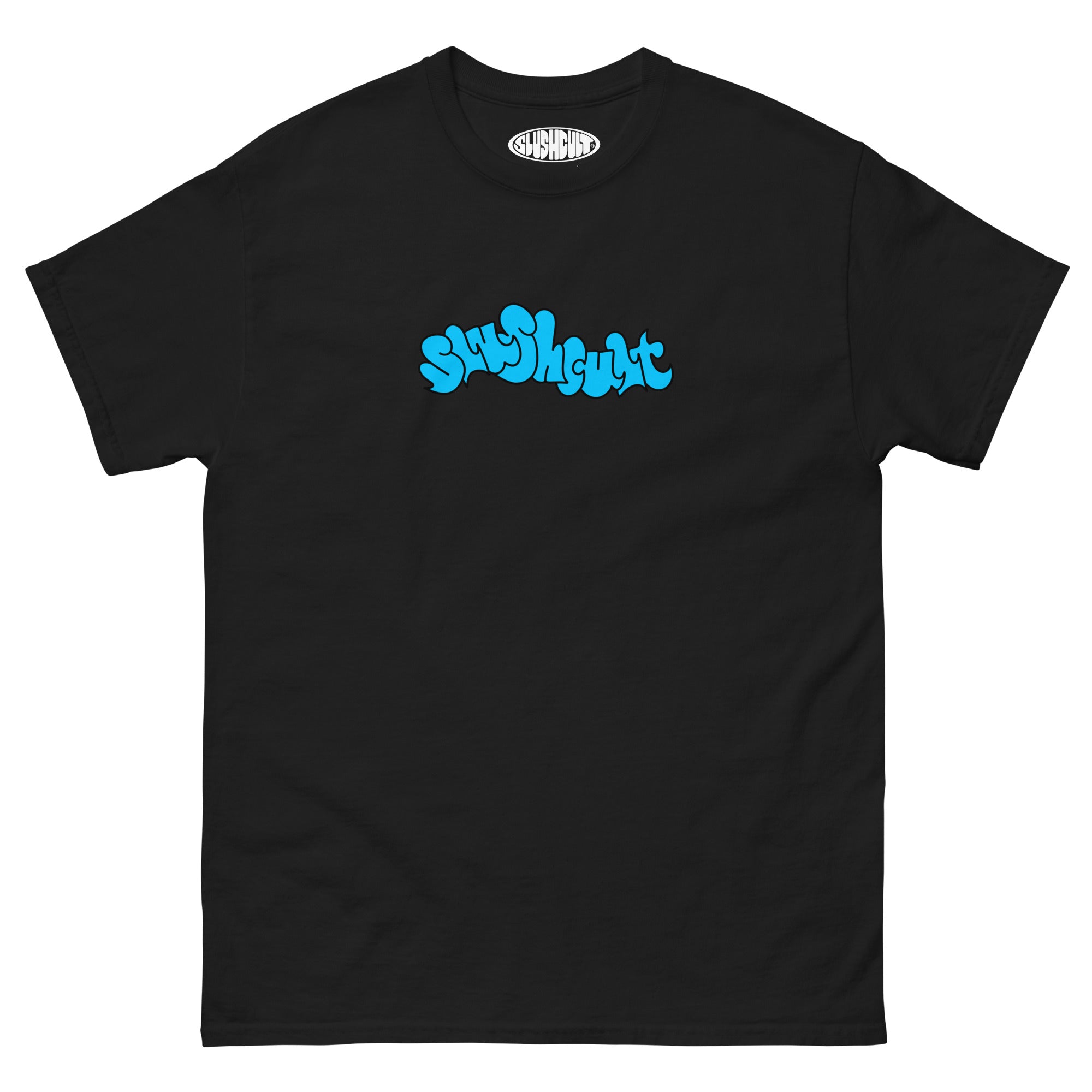 GRAFF BLUE TEE Tees Slushcult Black S Slushcult