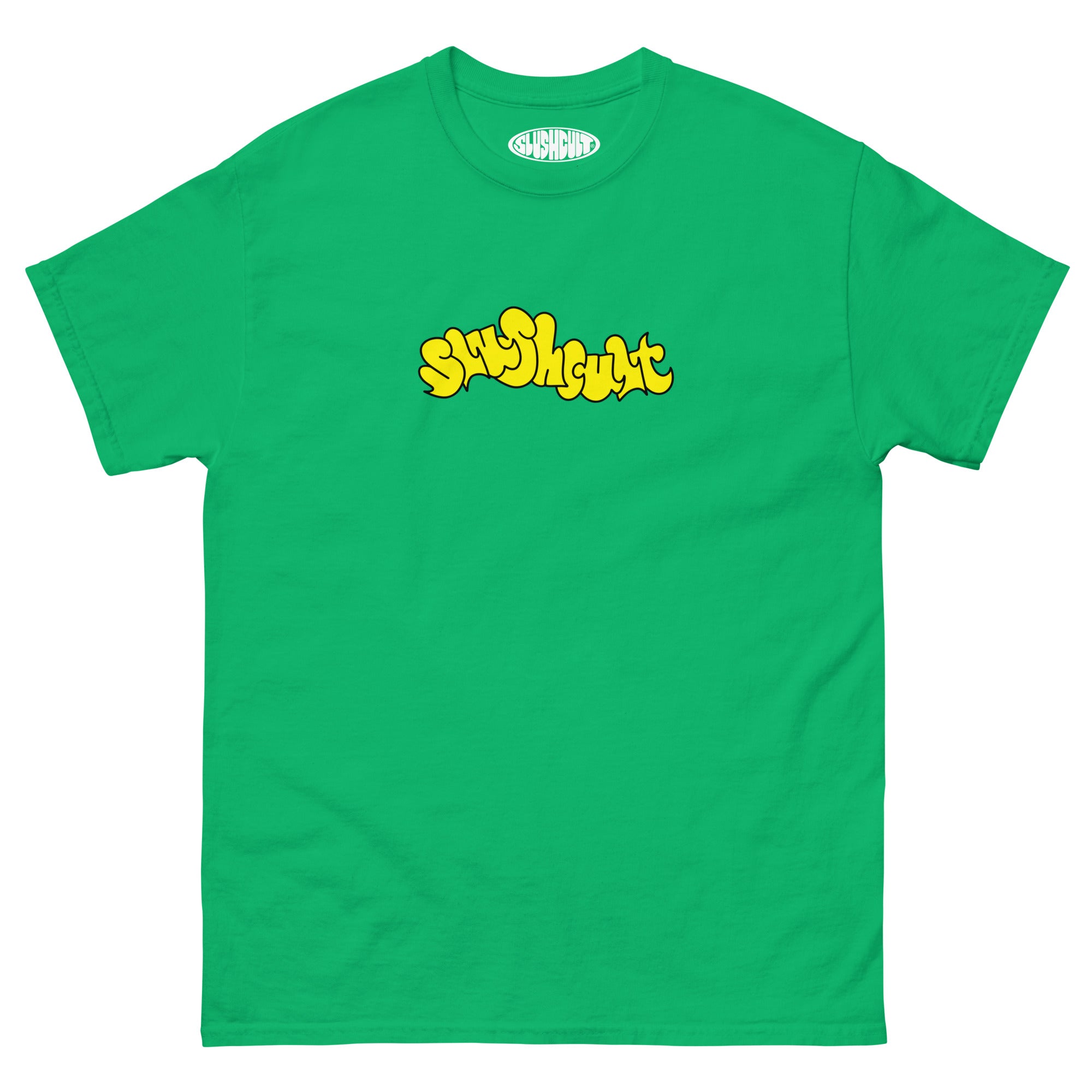 GRAFF YELLOW TEE Tees Slushcult Irish Green S Slushcult