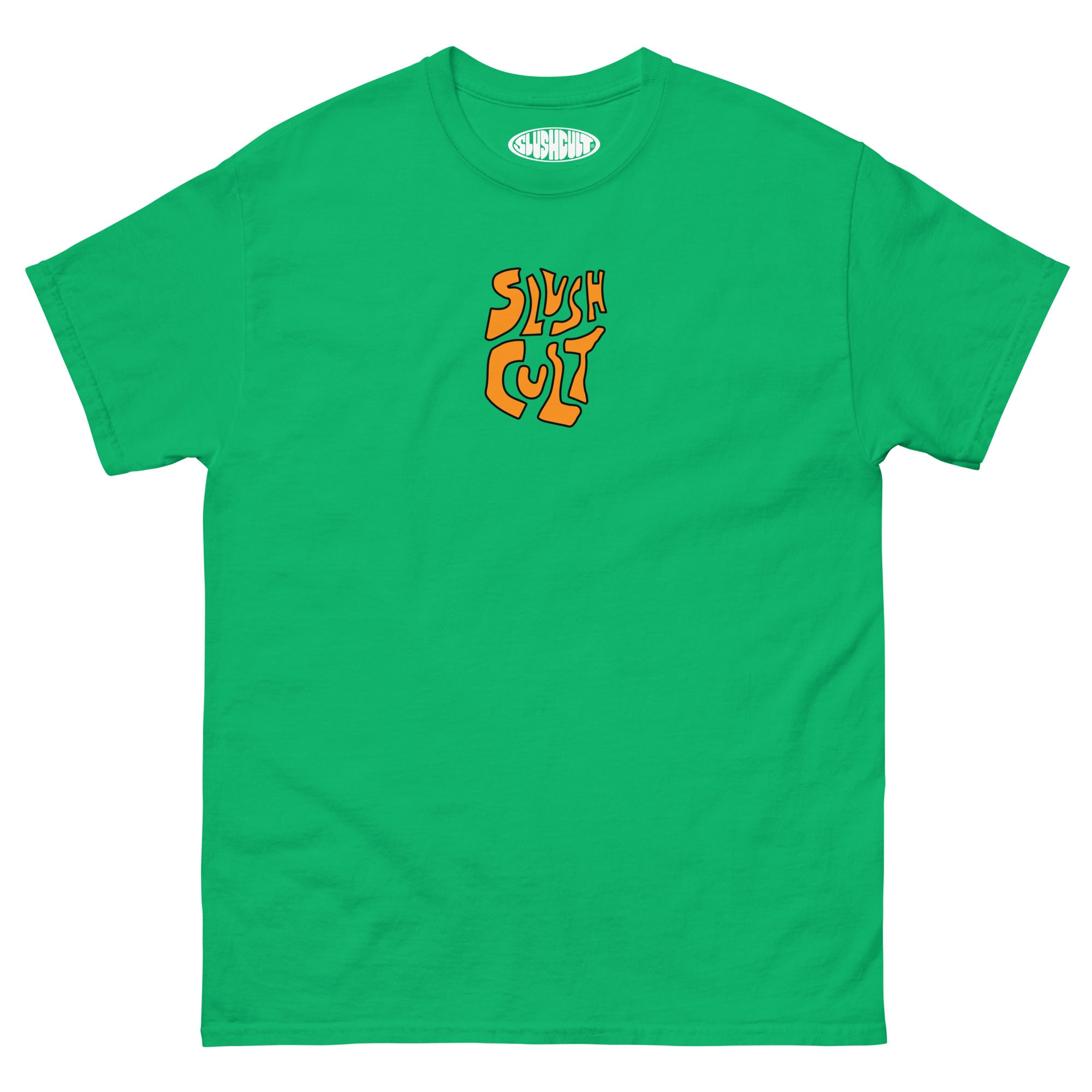 STACKED LOGO TEE Tees Slushcult Irish Green S Slushcult