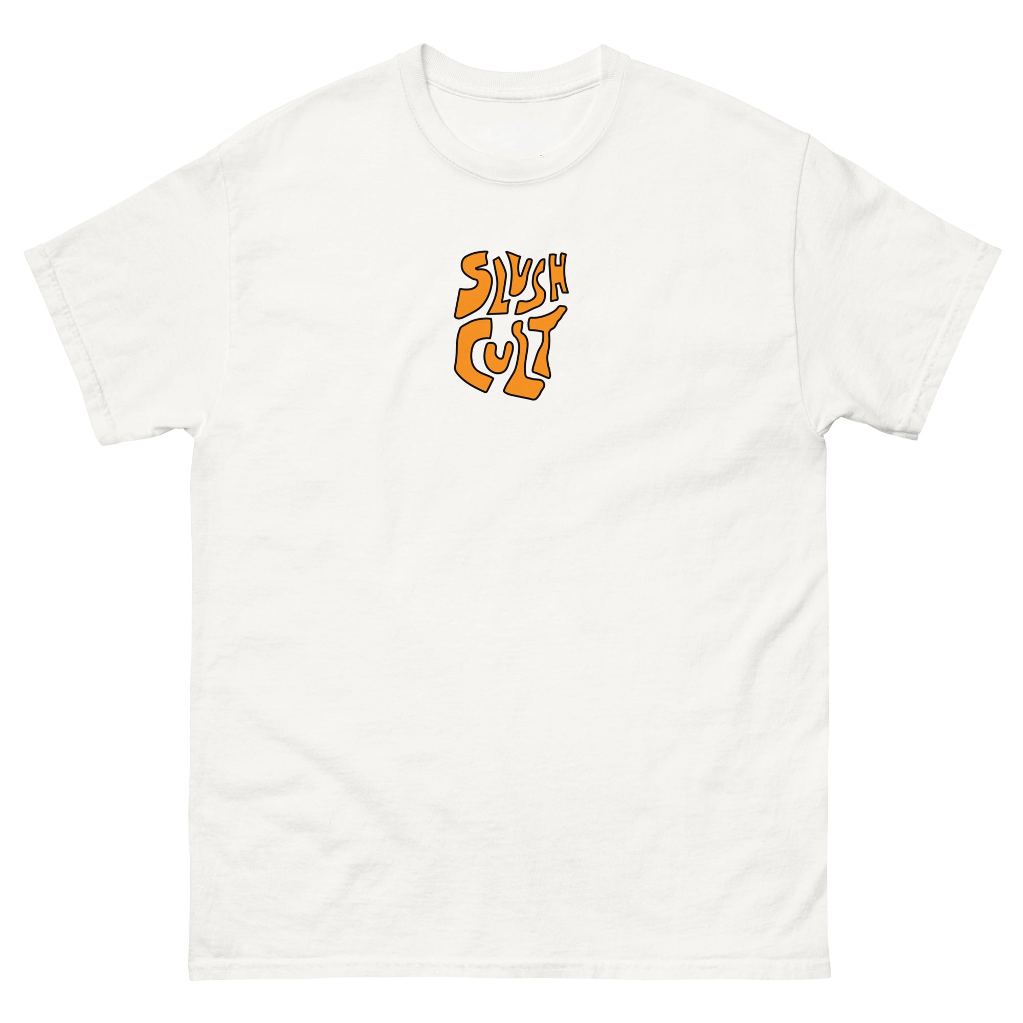 STACKED LOGO TEE Tees Slushcult White S Slushcult