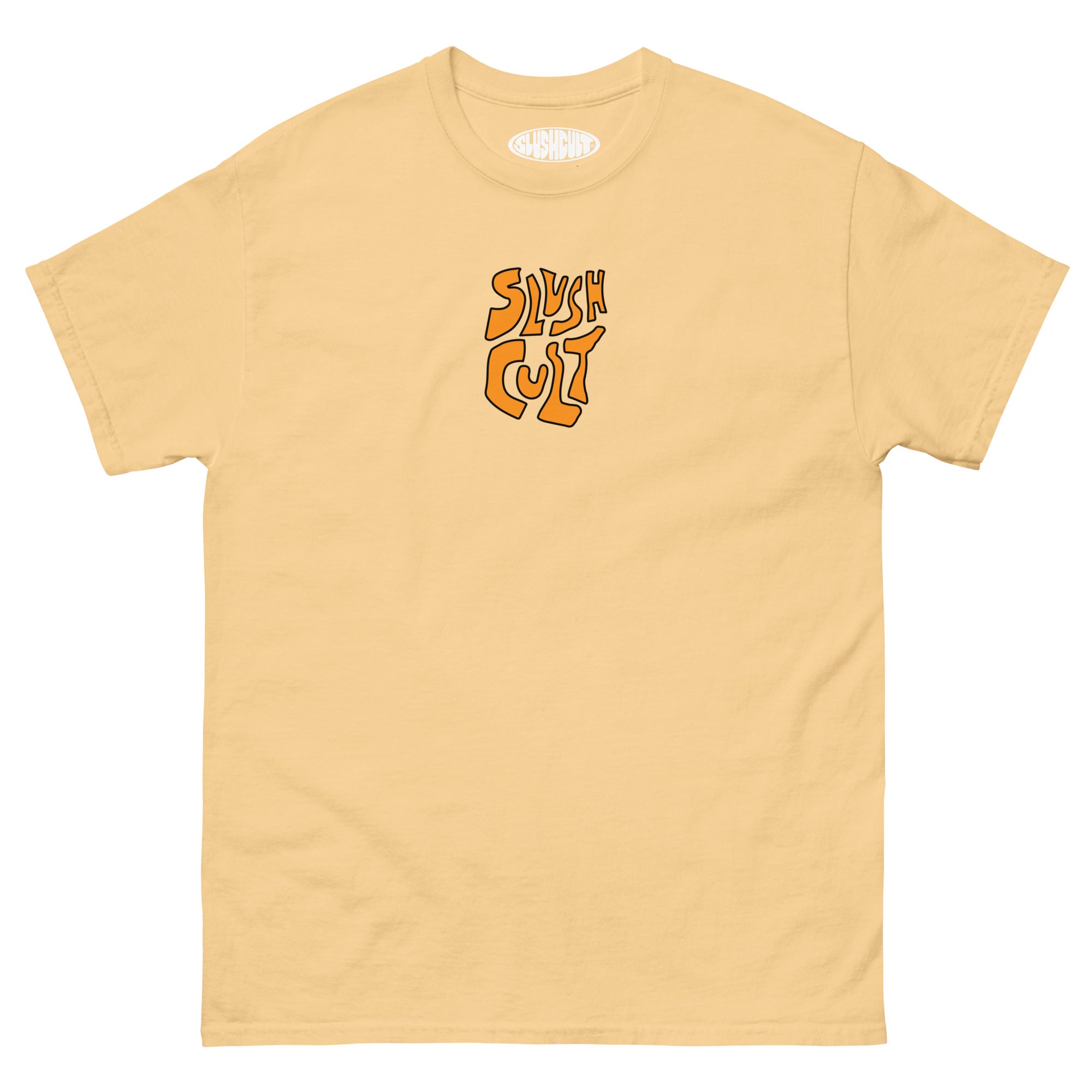 STACKED LOGO TEE Tees Slushcult Yellow Haze S Slushcult