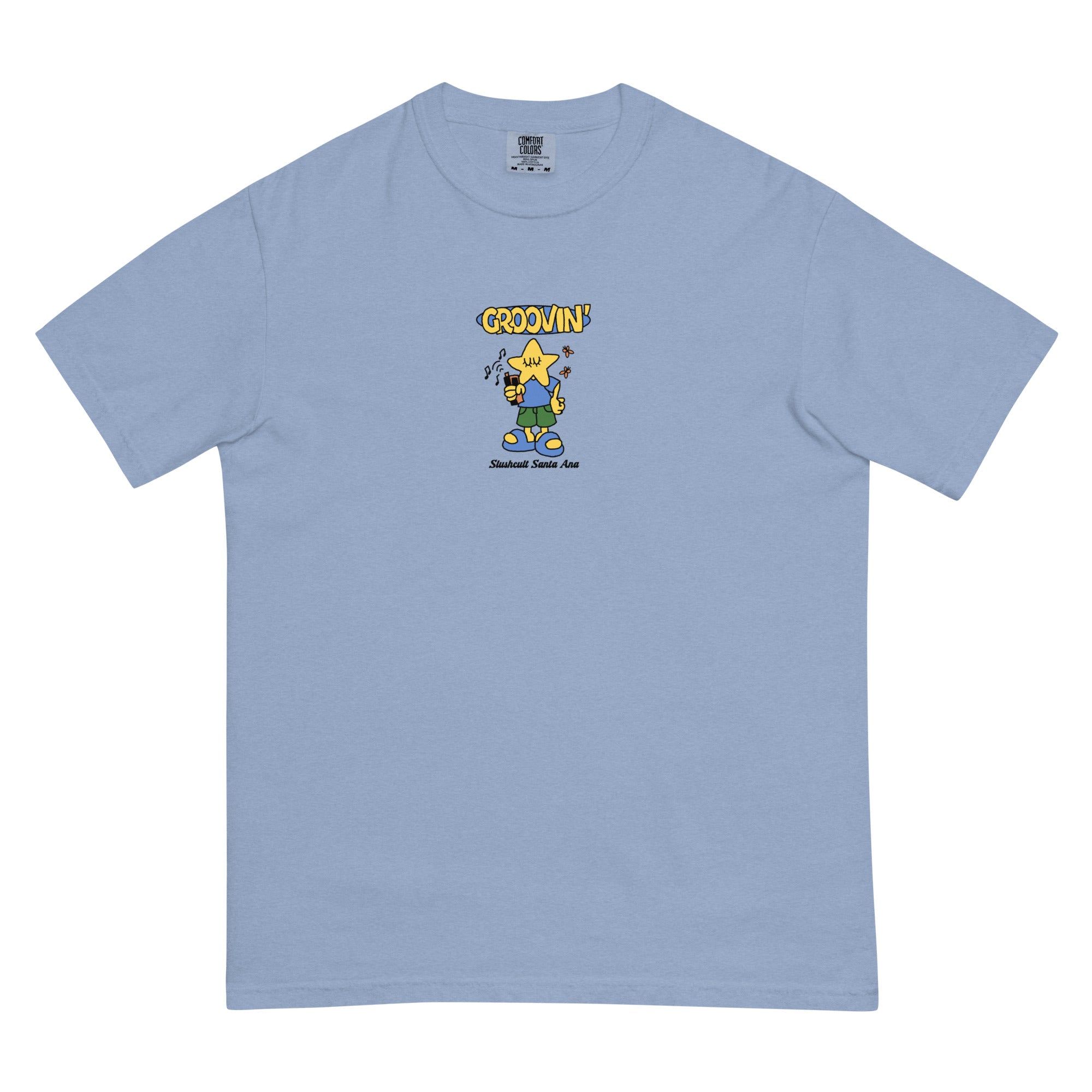 GROOVIN PREMIUM TEE Tees Slushcult Washed Denim S Slushcult