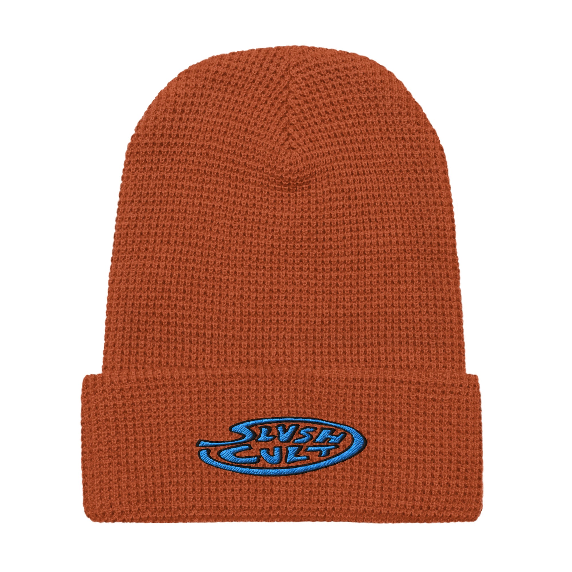 "Around The Block" Waffle beanie Beanies Slushcult Rust Slushcult
