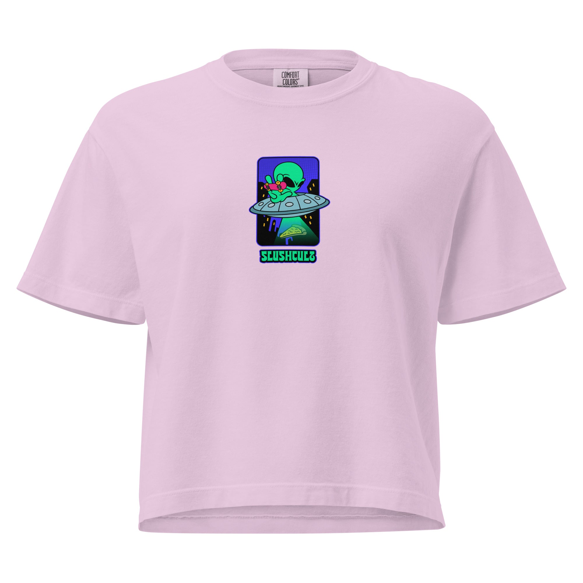 TAKE ME BOXY CROP Tees Slushcult Orchid S Slushcult