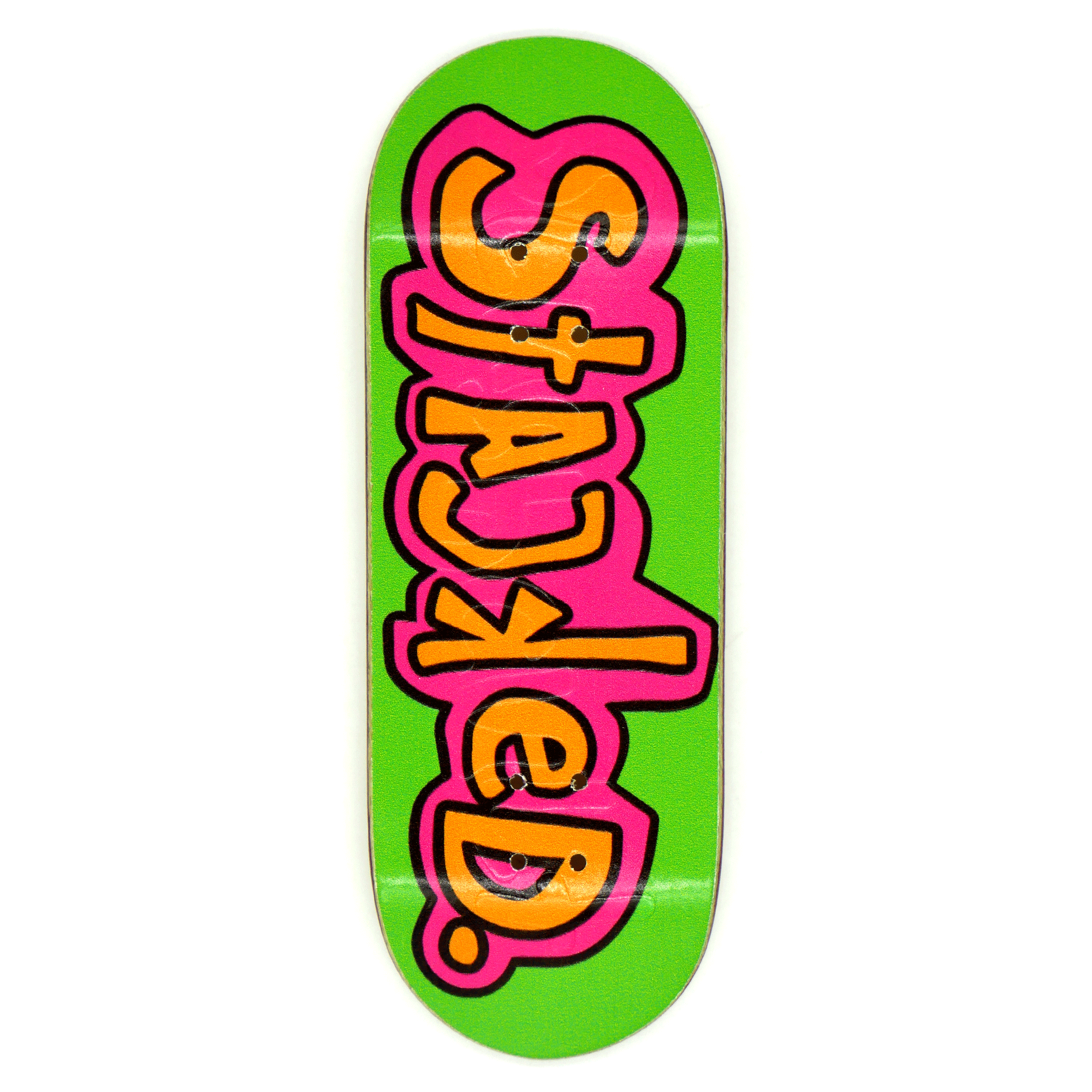 Stacked x Slushcult Embossed Fingerboard Deck Fingerboard Decks Stacked USA 34mm (Green) Slushcult