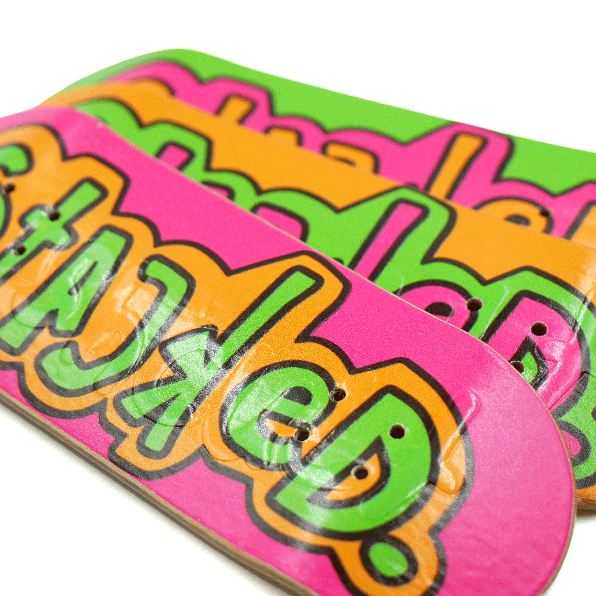 Stacked x Slushcult Embossed Fingerboard Deck Fingerboard Decks Stacked USA Slushcult