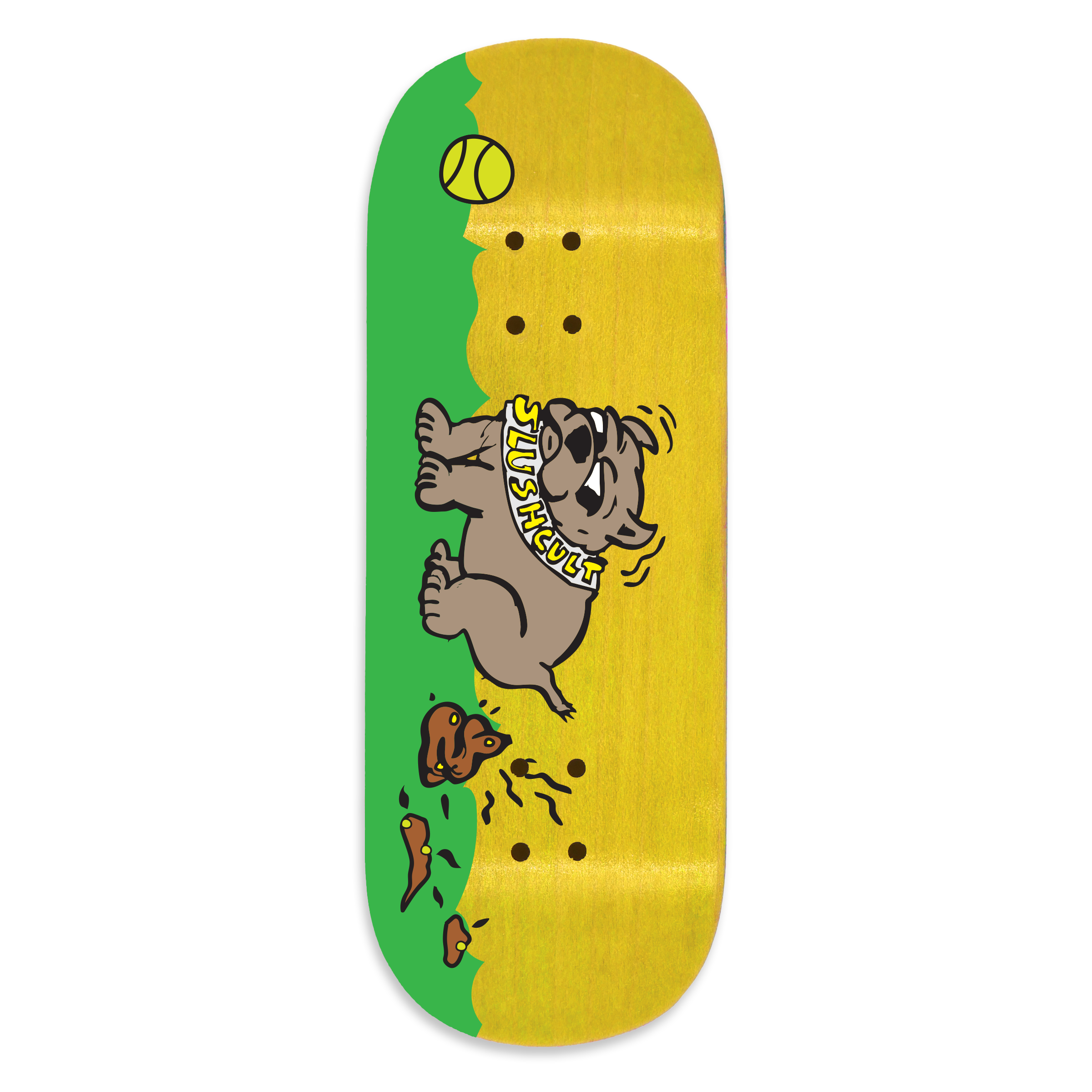 Slushcult "Good Boy" Shop Fingerboard Deck (Clear)