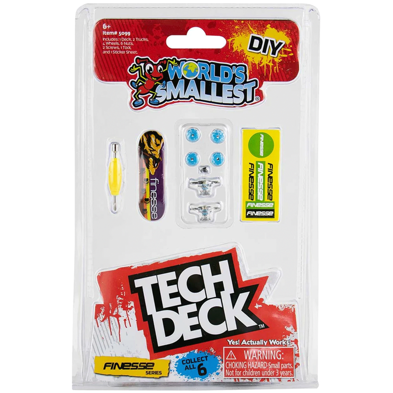 Worlds Smallest Techdeck Fingerboard MINI Skate Shop TechDeck    Slushcult