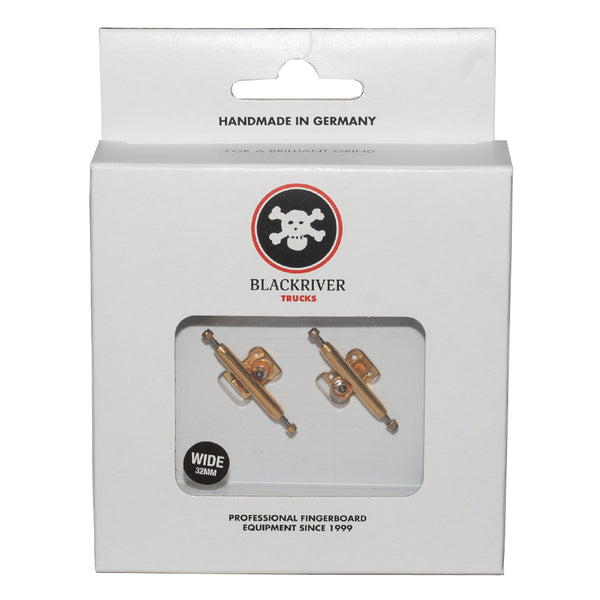 Blackriver 3.0 Wide Gold Trucks (32mm) MINI Skate Shop Blackriver    Slushcult