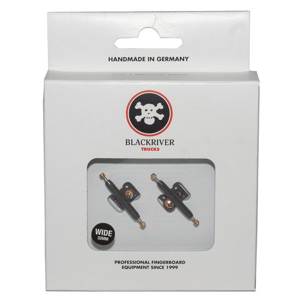 Blackriver 3.0 Wide Black Trucks (32mm) MINI Skate Shop Blackriver    Slushcult