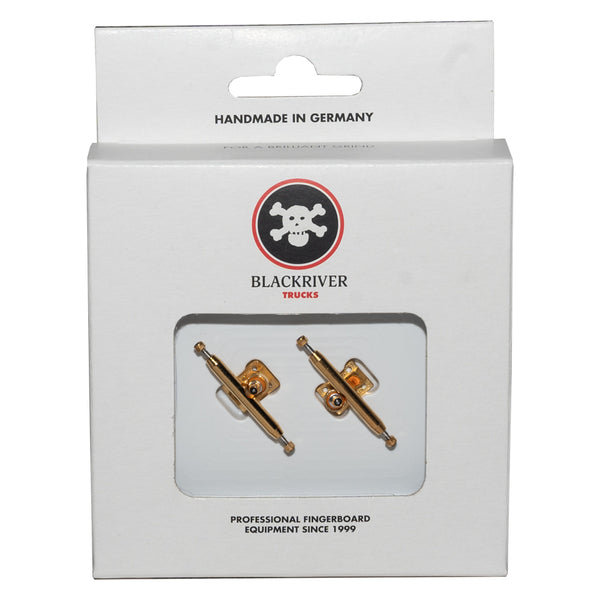 Blackriver 3.0 Extra Wide Gold Trucks (34mm) MINI Skate Shop Blackriver    Slushcult