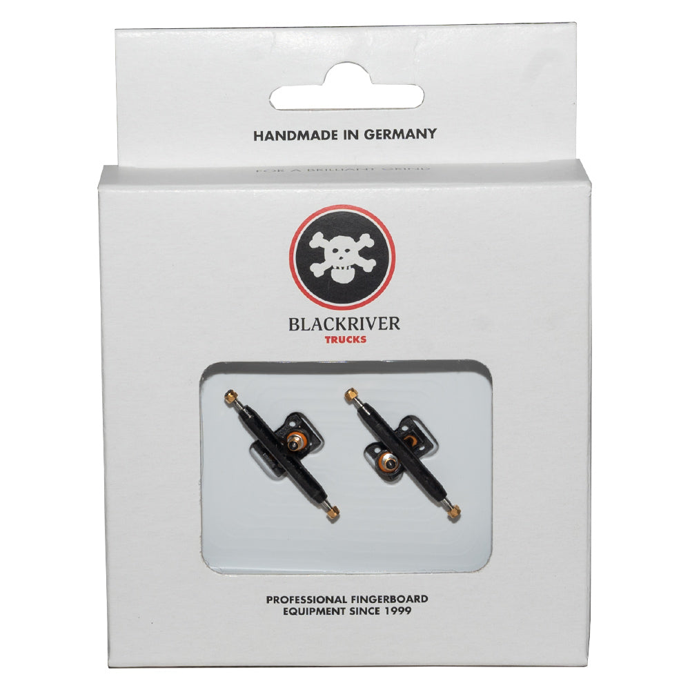 Blackriver 3.0 Extra Wide Black Trucks (29mm) Fingerboard Trucks Blackriver Slushcult