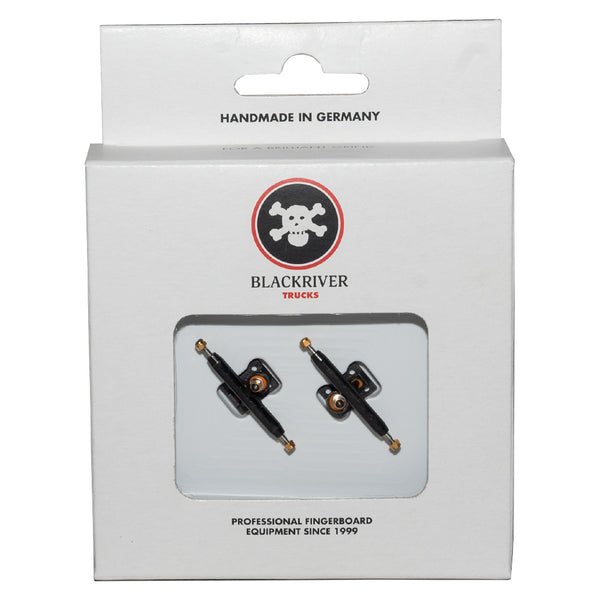 Blackriver 3.0 Extra Wide Black Trucks (34mm) MINI Skate Shop Blackriver    Slushcult