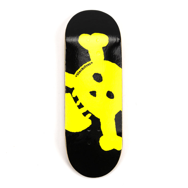 Blackriver 7 Ply New Skull Pro Fingerboard Deck Yellow MINI Skate Shop Blackriver    Slushcult