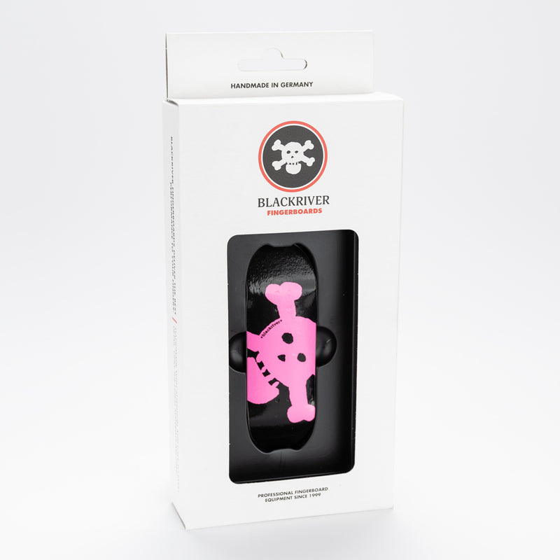 Blackriver 7 Ply New Skull Pro Fingerboard Deck Pink MINI Skate Shop Blackriver    Slushcult